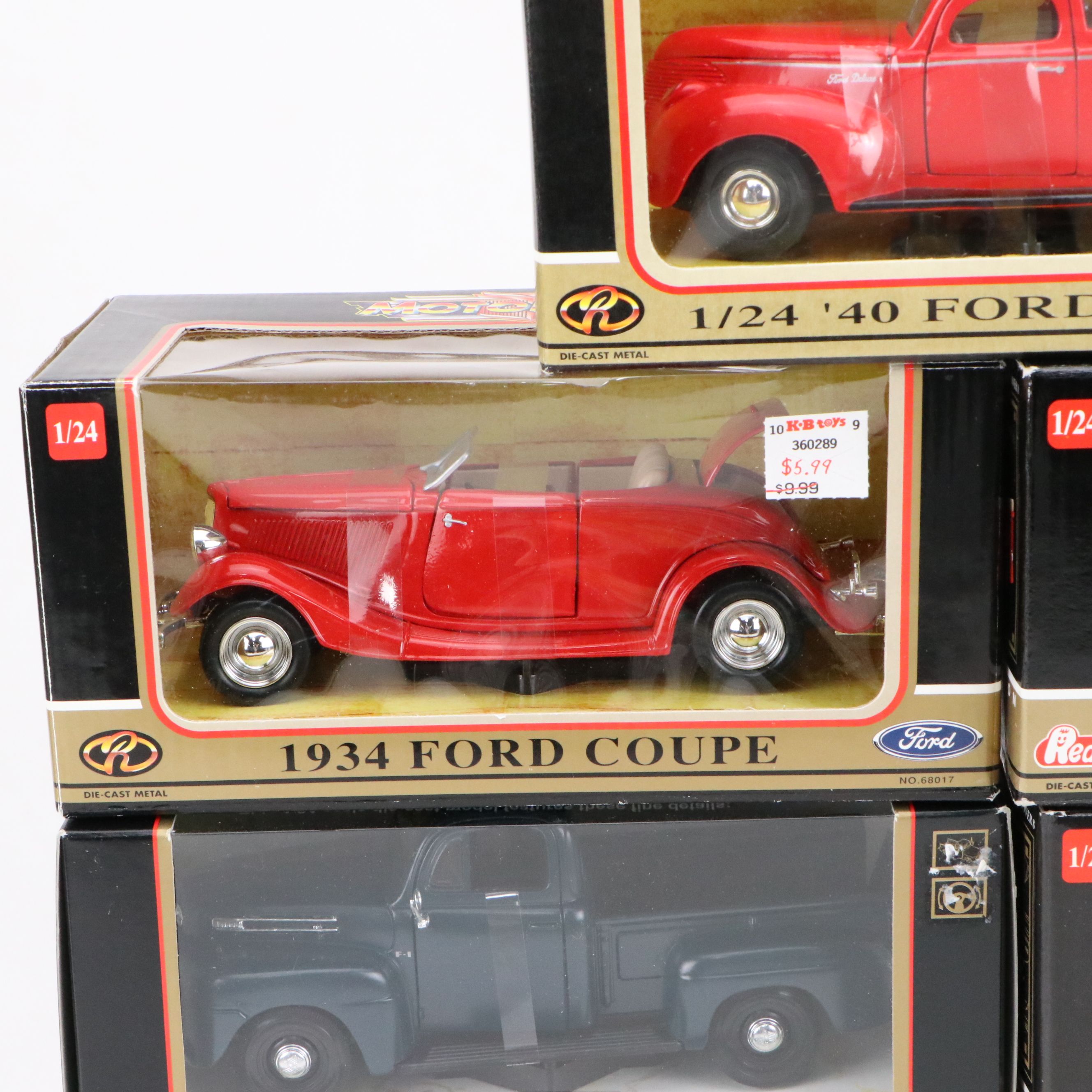 Maisto "1948 Ford F1 Pickup," MotorMax "1934 Ford Coupe" and More Model Cars