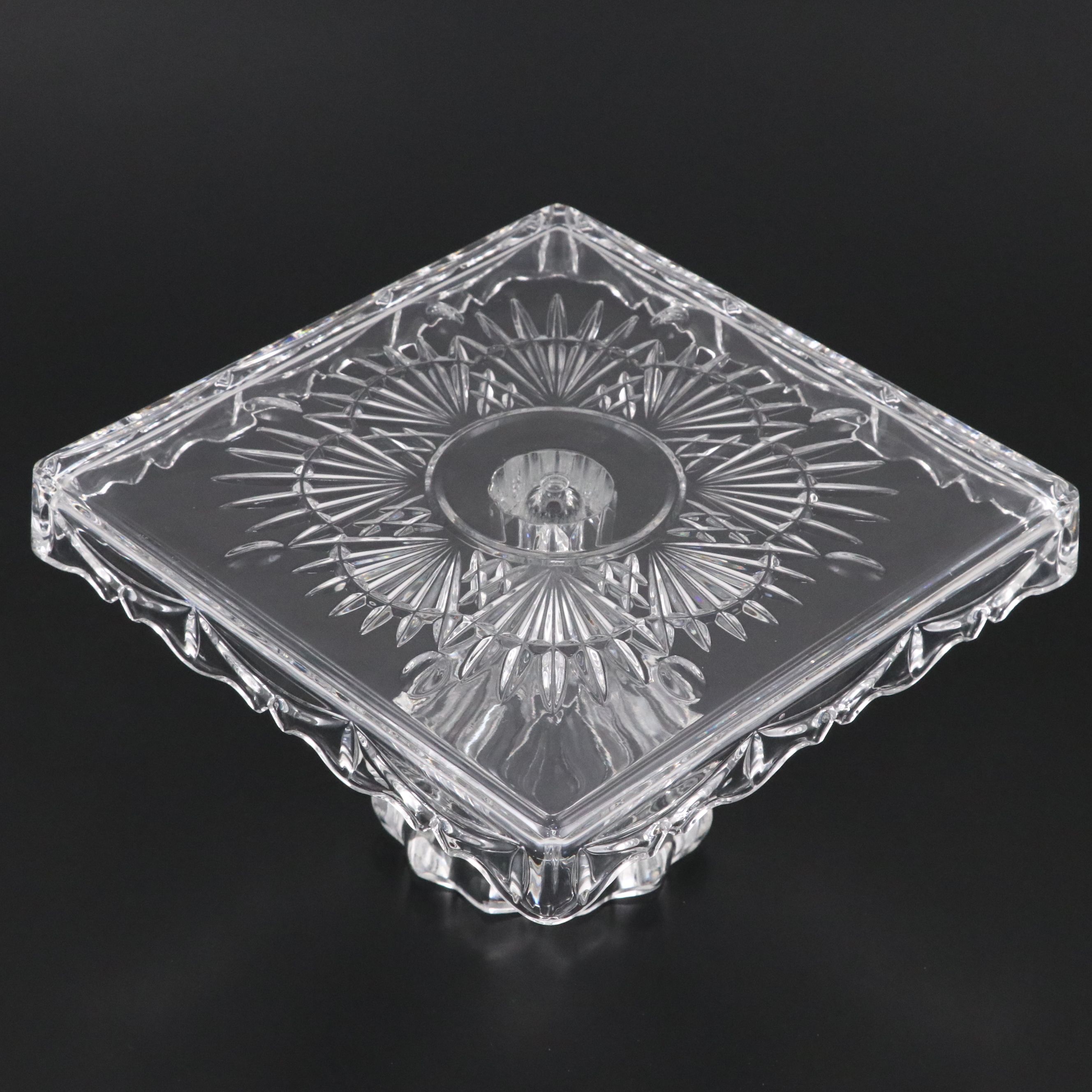 Godinger Crystal "Freedom" Cake Stand, 2002–2018
