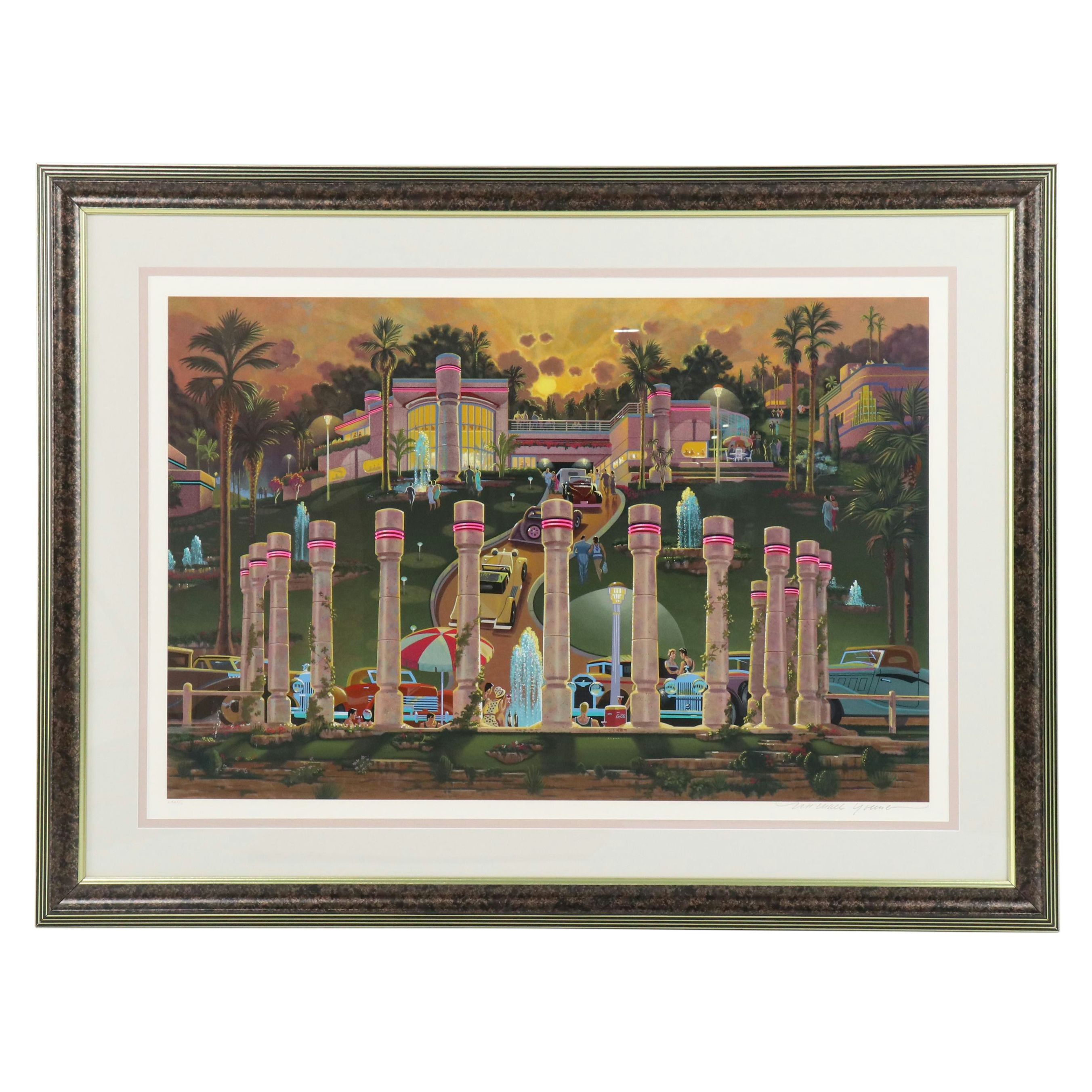 Michael Young Serigraph "Sunset Splash"