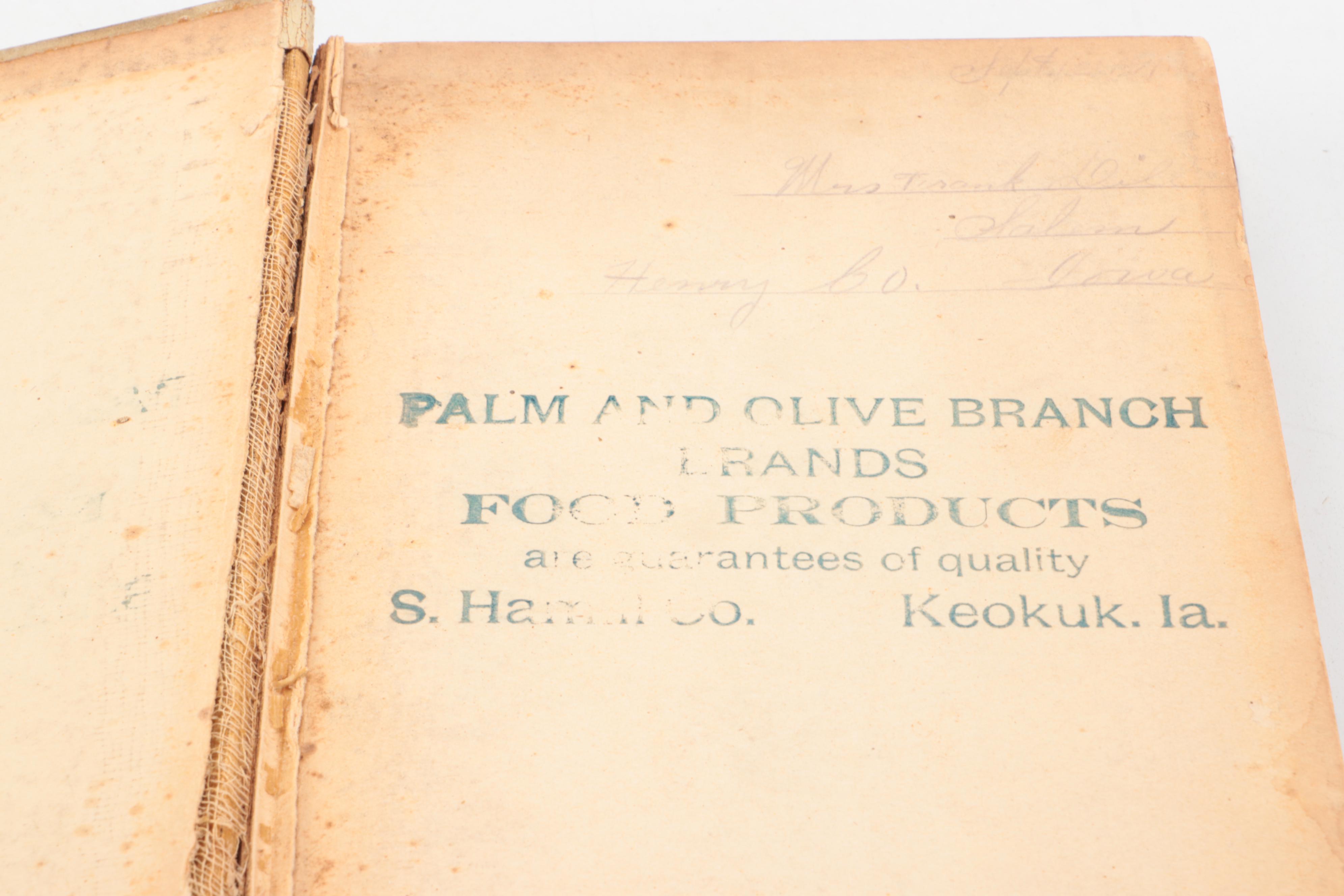 "The Presidential Cook Book" by Hugo Ziemann and Fanny L. Gillette, 1909