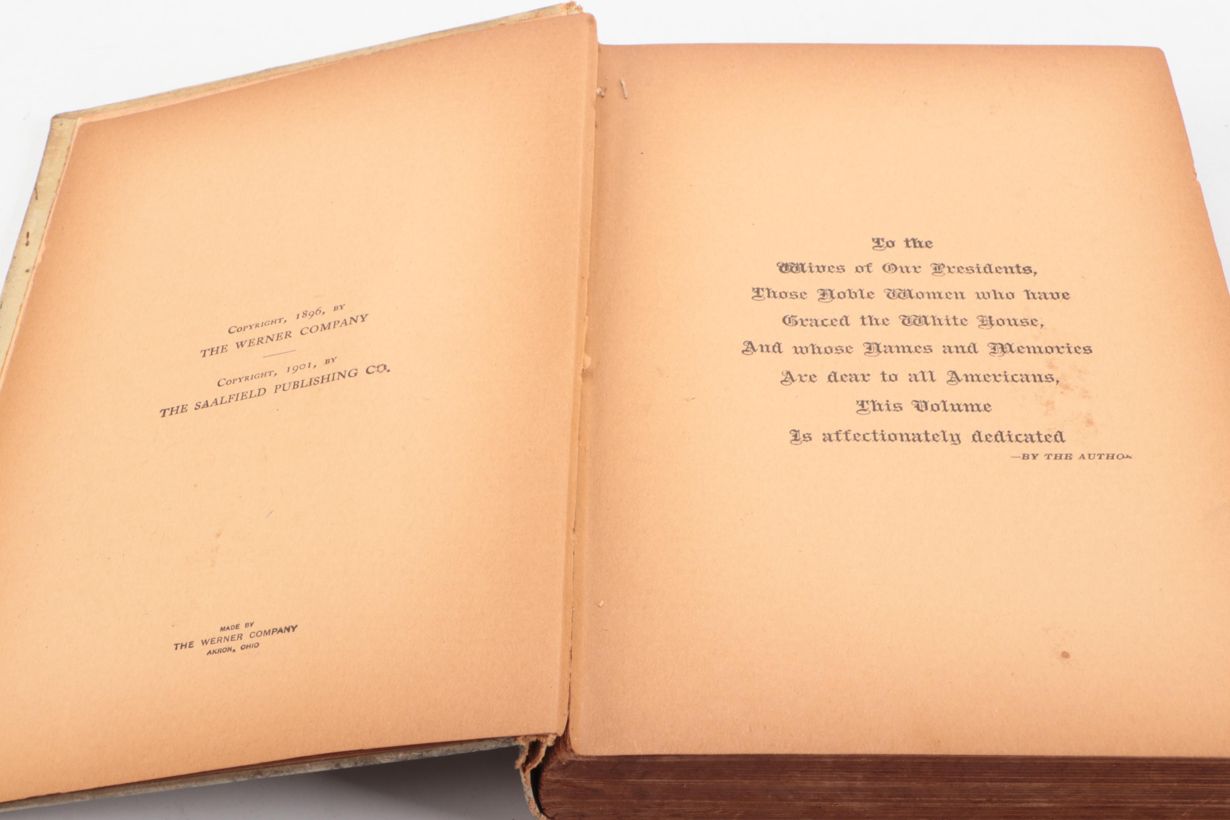 "The Presidential Cook Book" by Hugo Ziemann and Fanny L. Gillette, 1909