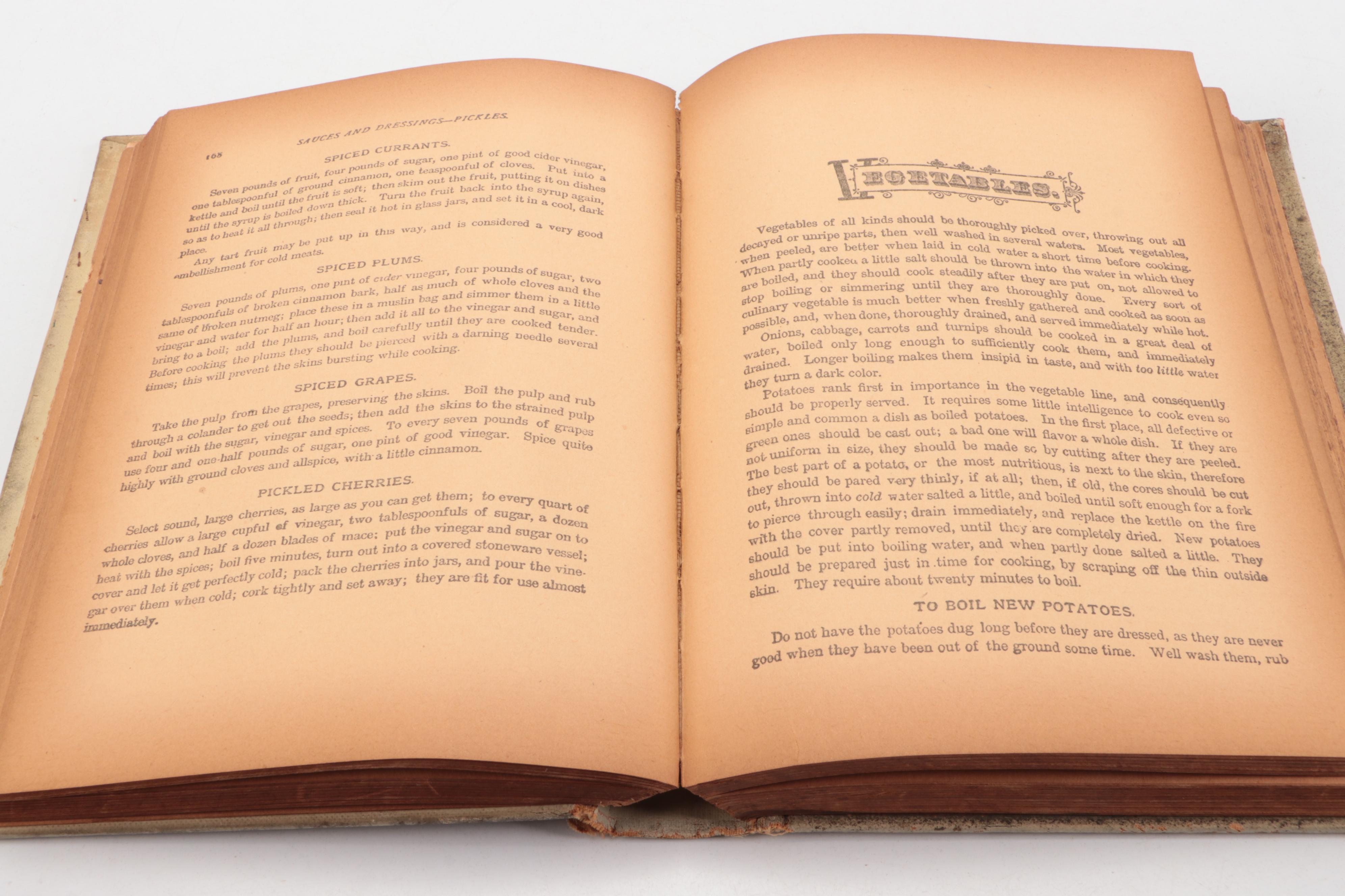 "The Presidential Cook Book" by Hugo Ziemann and Fanny L. Gillette, 1909