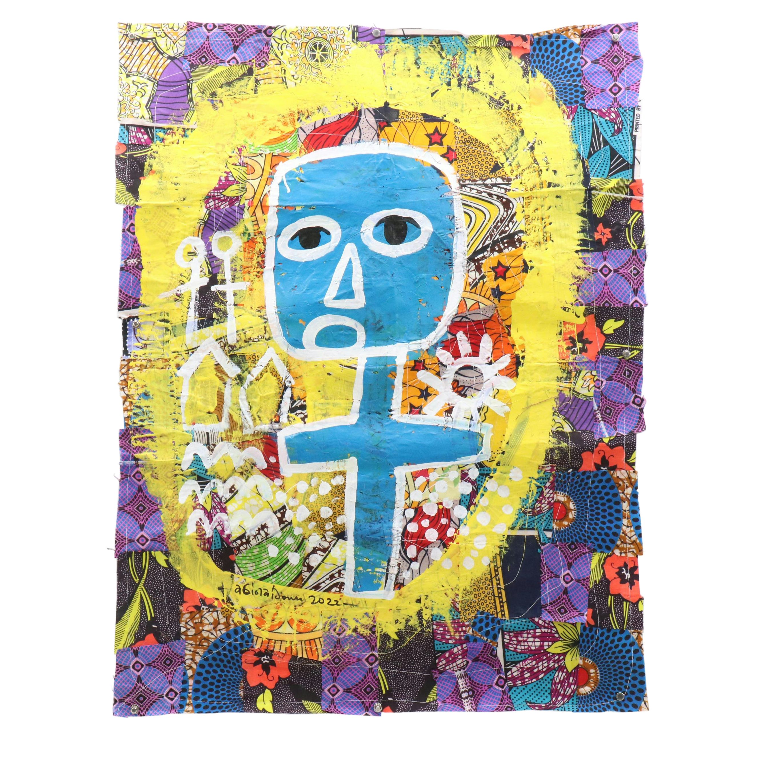 Abiola Idowu Figural Stylized Collage "Life Is Beautiful," 2022