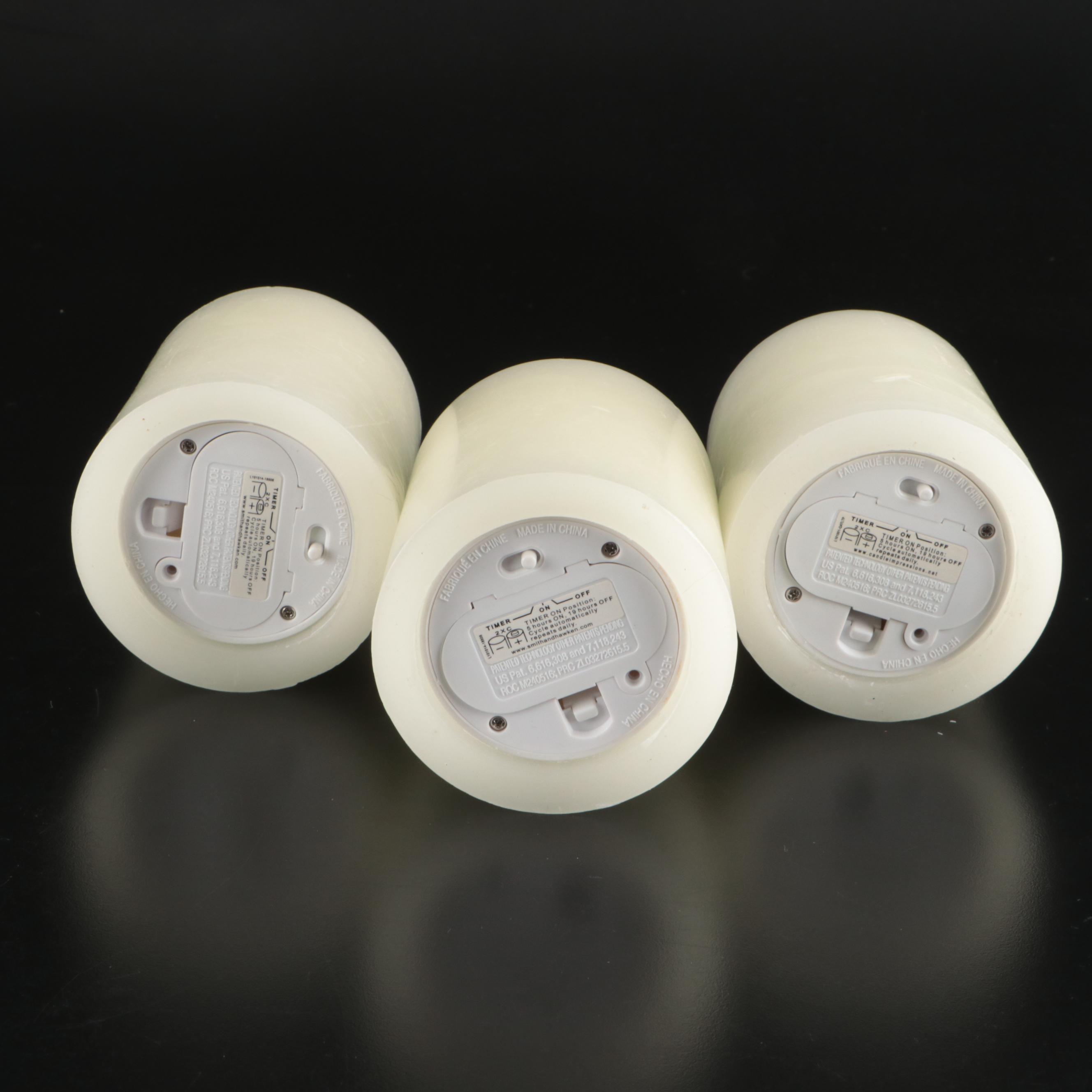 Shannon "Metropolitan" Crystal Pillar Candlesticks