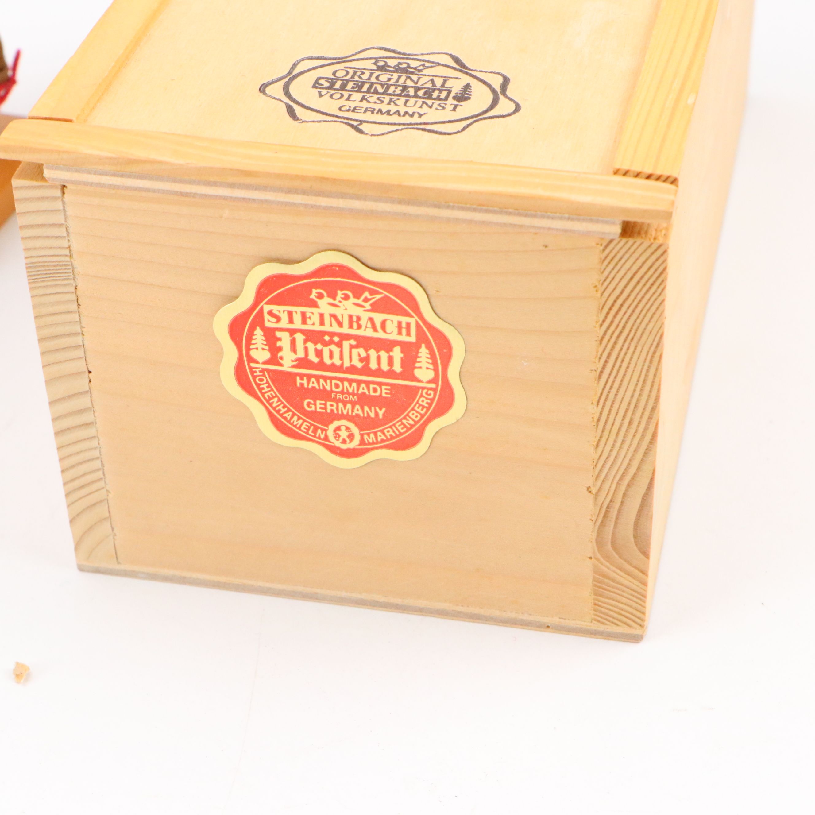 Steinbach "Bavarian Santa" Nutcracker Figurine with Miniature, 1999