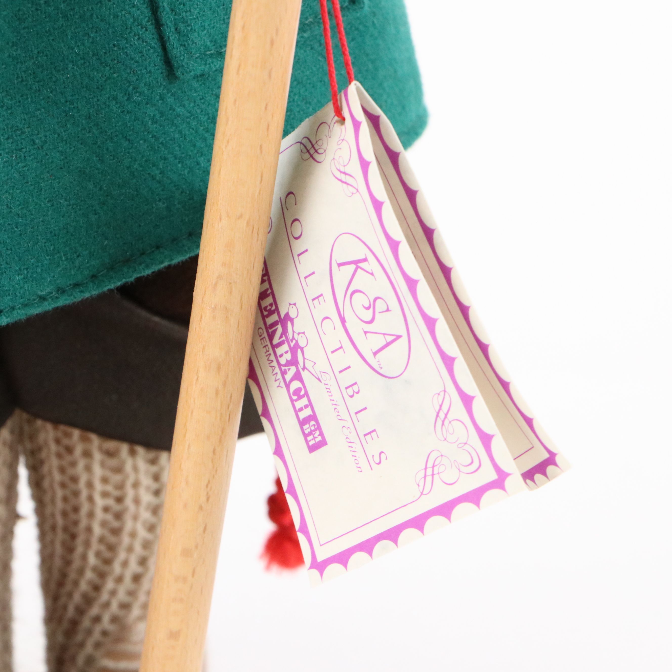 Steinbach "Bavarian Santa" Nutcracker Figurine with Miniature, 1999