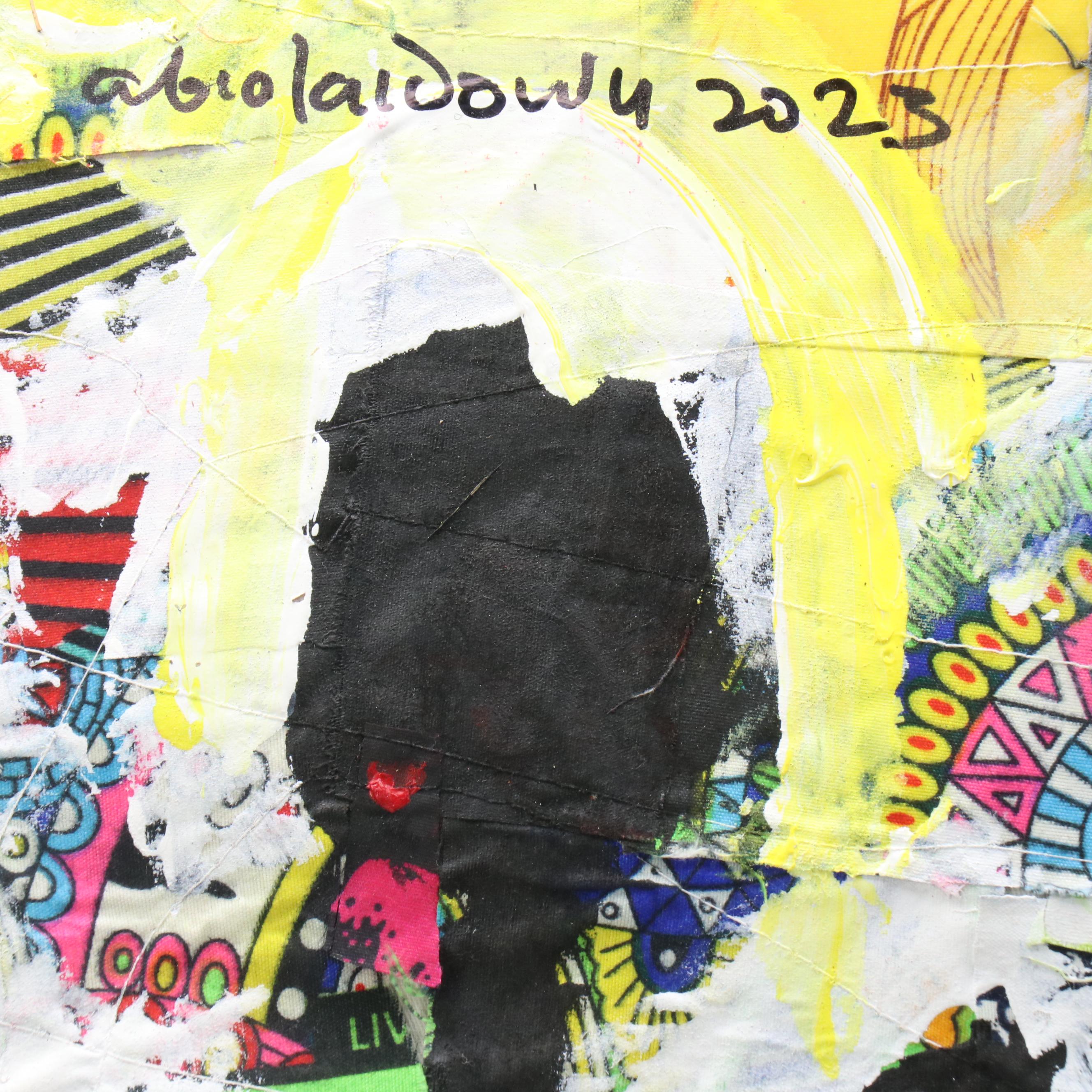 Abiola Idowu Figural Stylized Collage "Summer Festival III," 2023