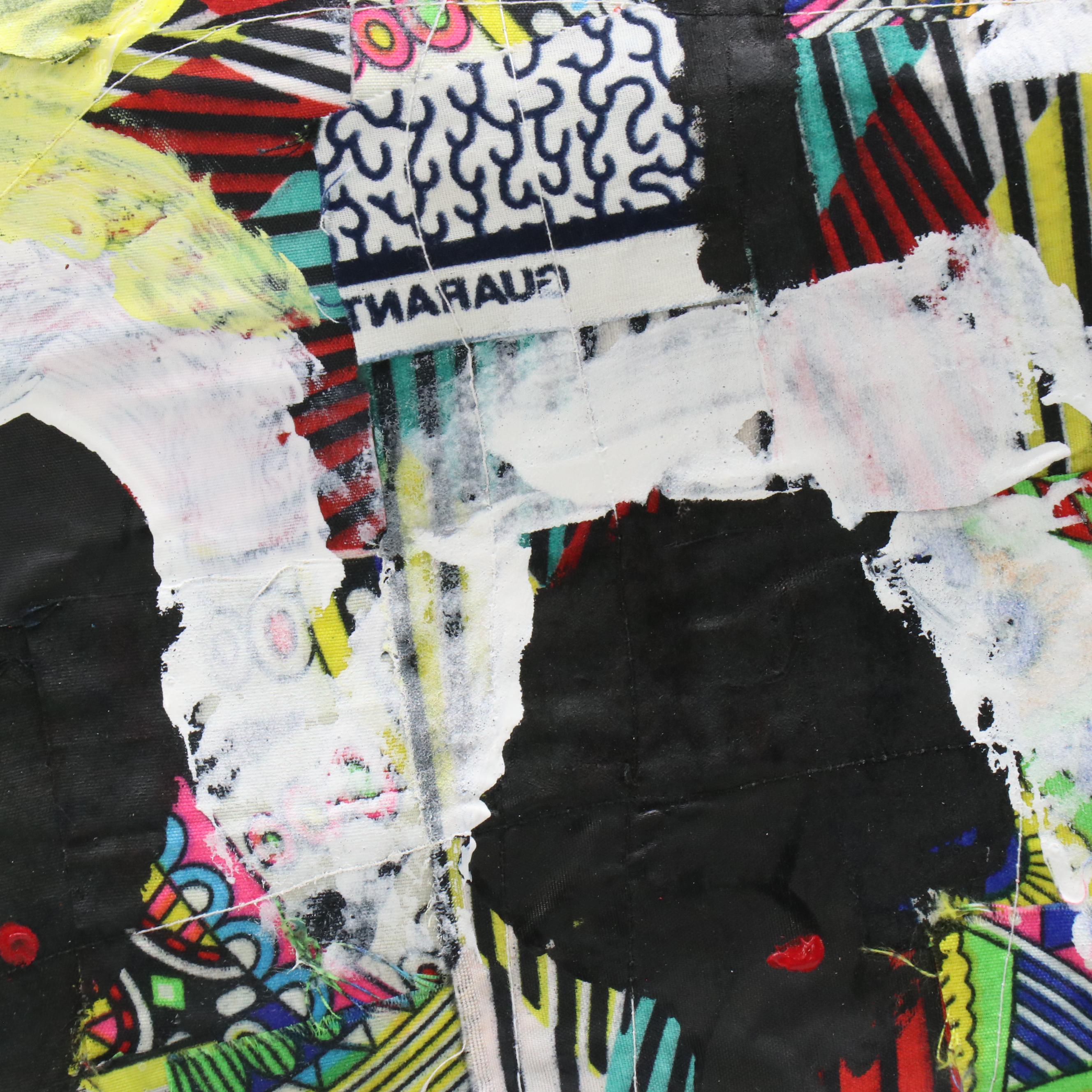 Abiola Idowu Figural Stylized Collage "Summer Festival III," 2023