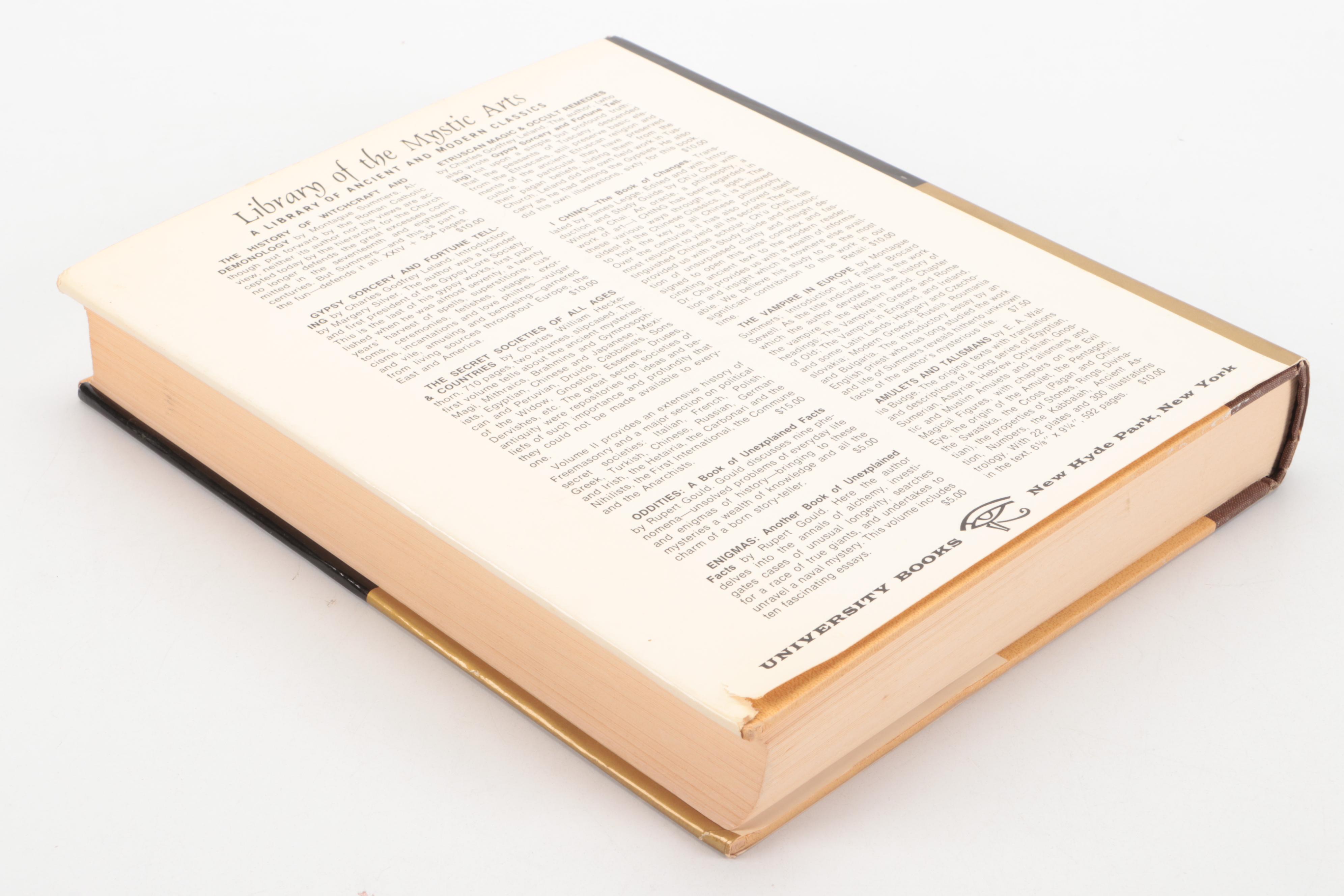 Illustrated "An Encyclopaedia of Occultism" by Lewis Spence, 1968