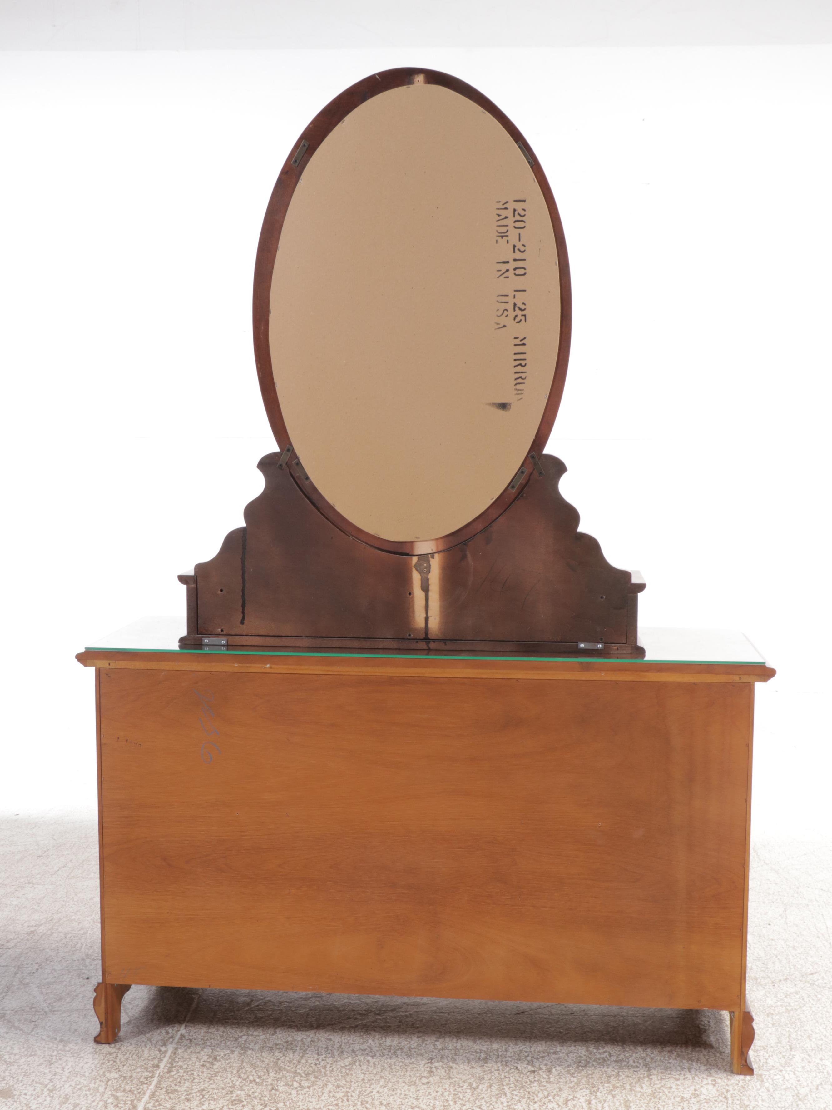 Chippendale Style Mahogany Triple Dresser