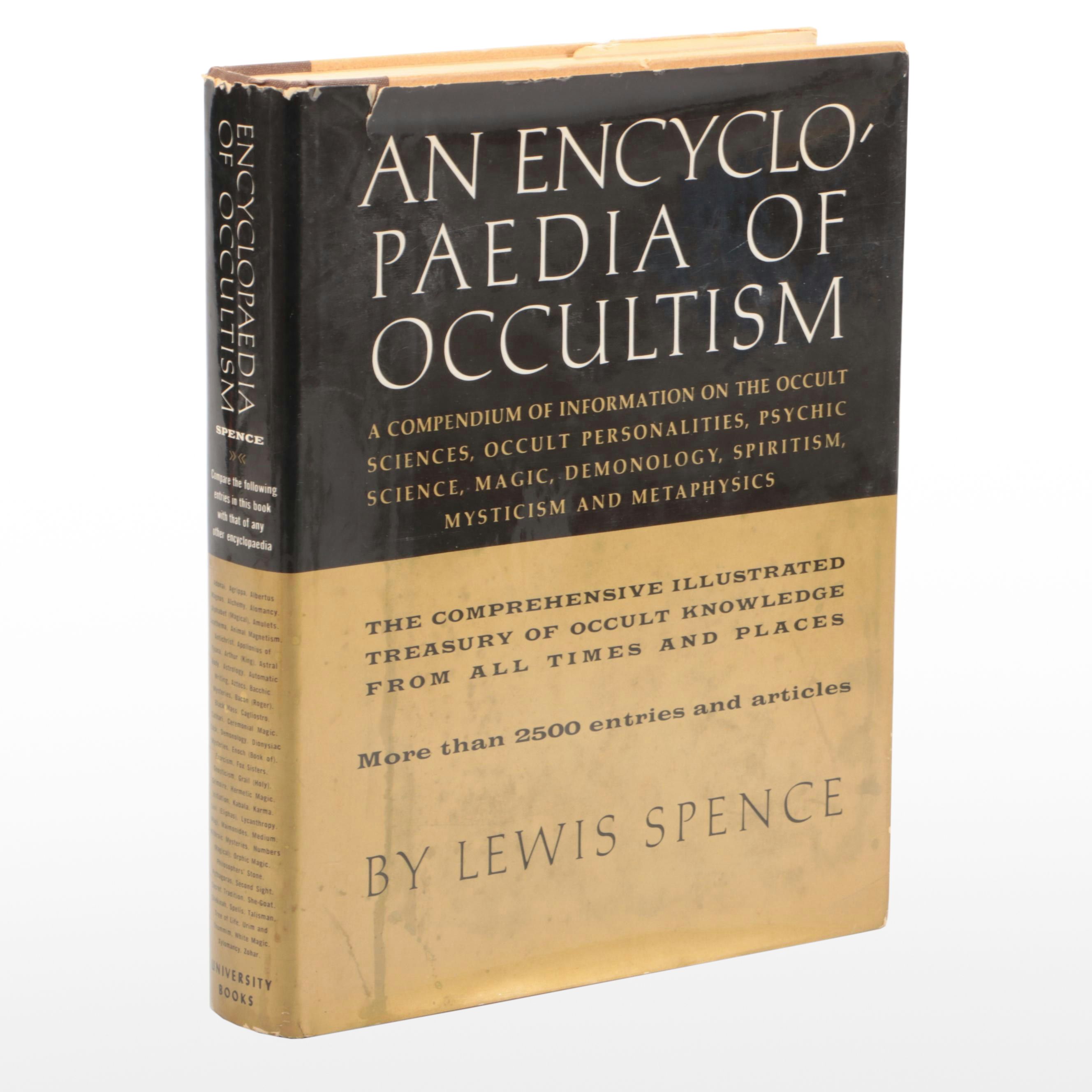 Illustrated "An Encyclopaedia of Occultism" by Lewis Spence, 1968