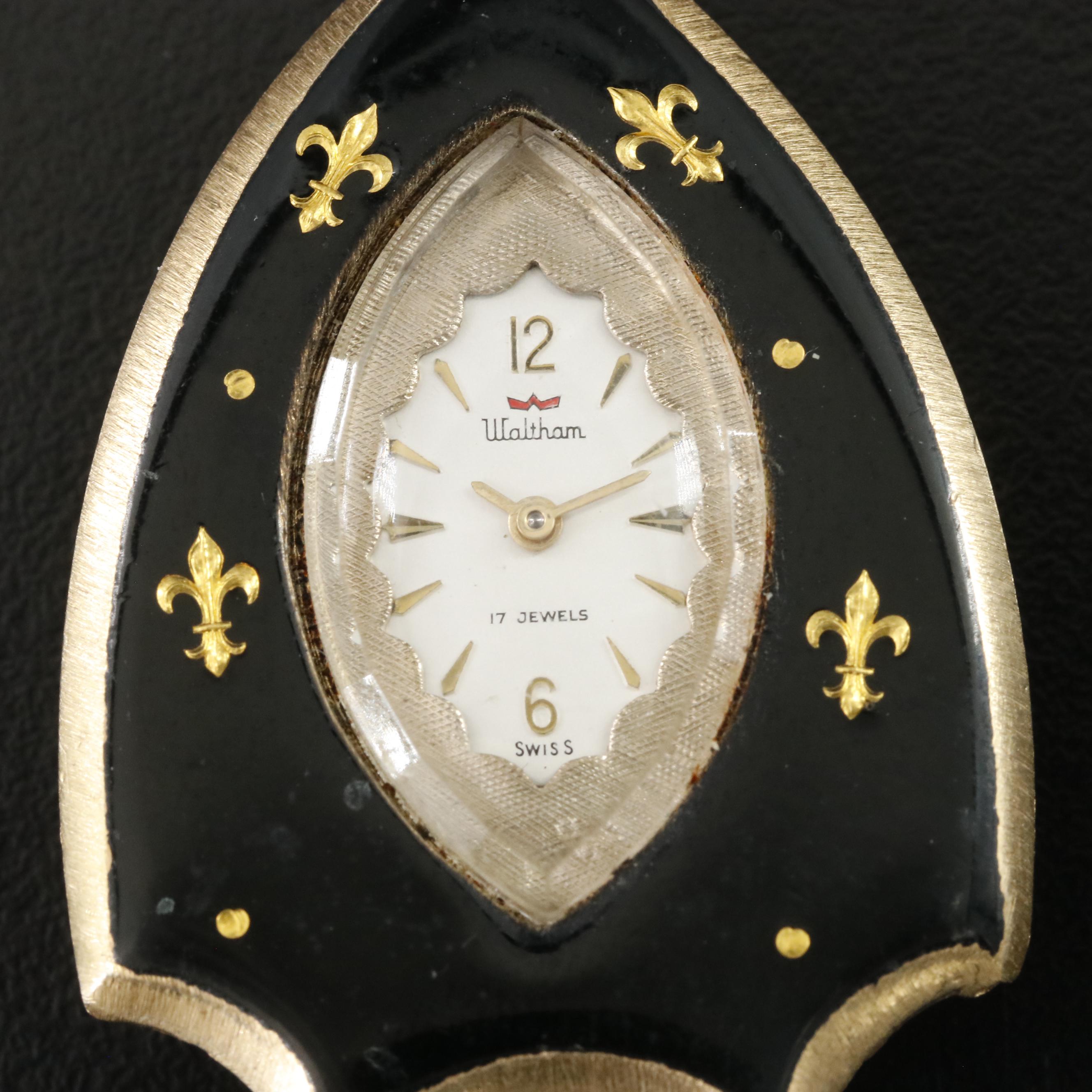 Vintage Waltham Lapel/Pin Watch