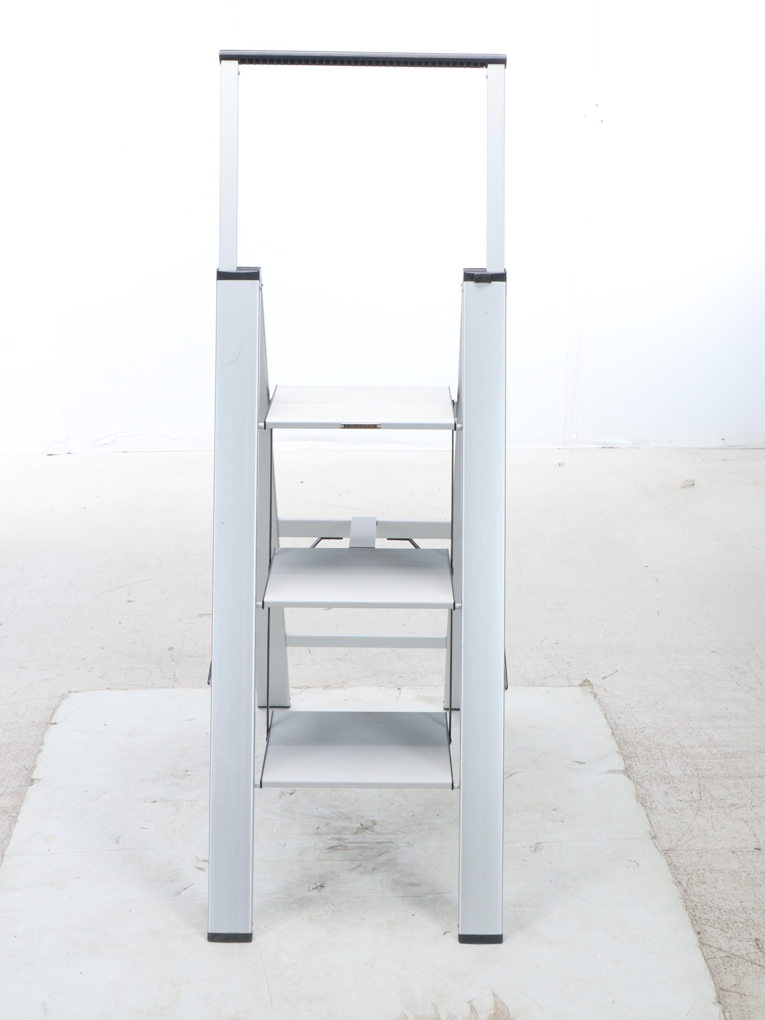 Frontgate Telescoping Slimline Aluminum Step Ladder