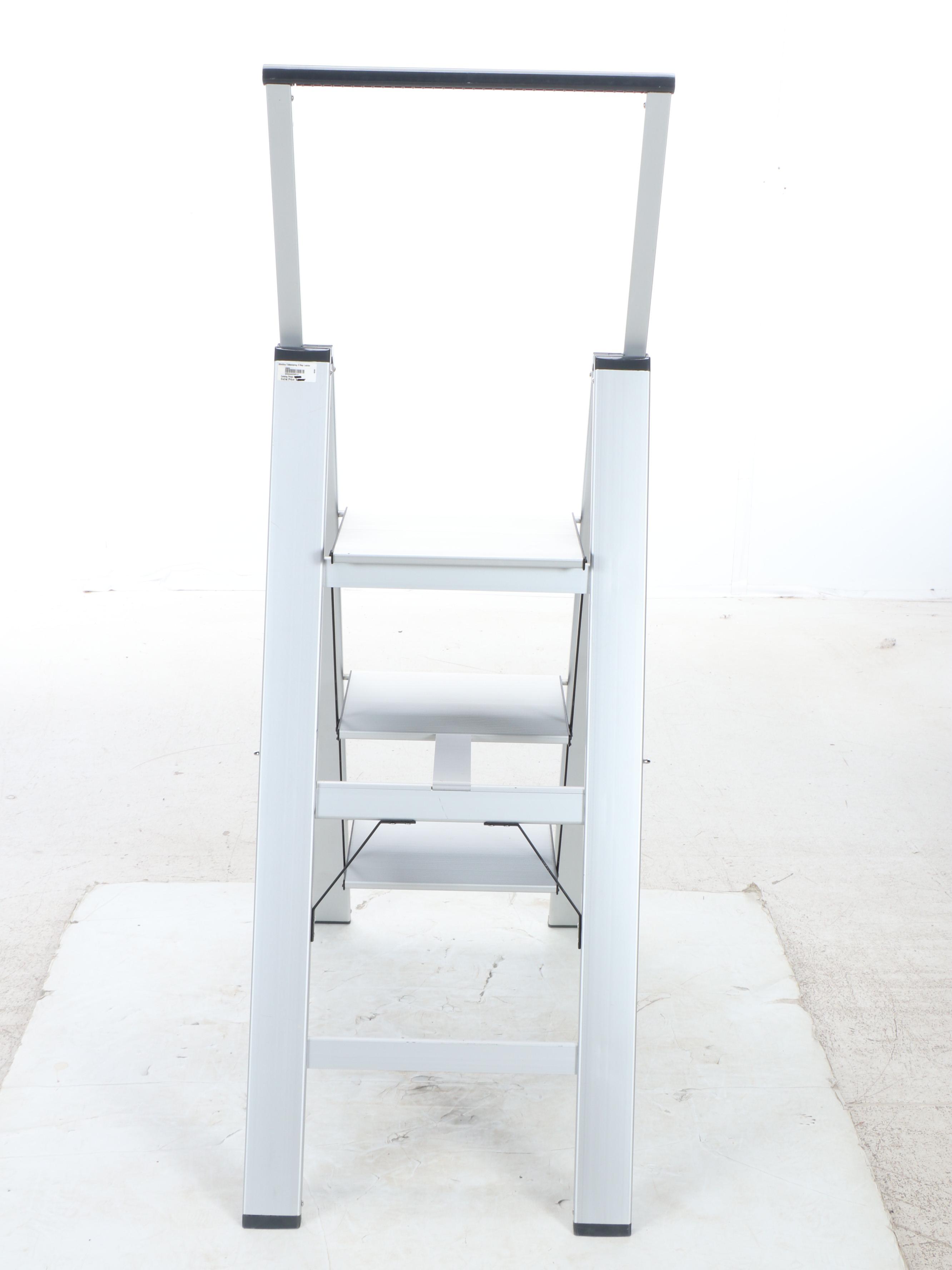 Frontgate Telescoping Slimline Aluminum Step Ladder