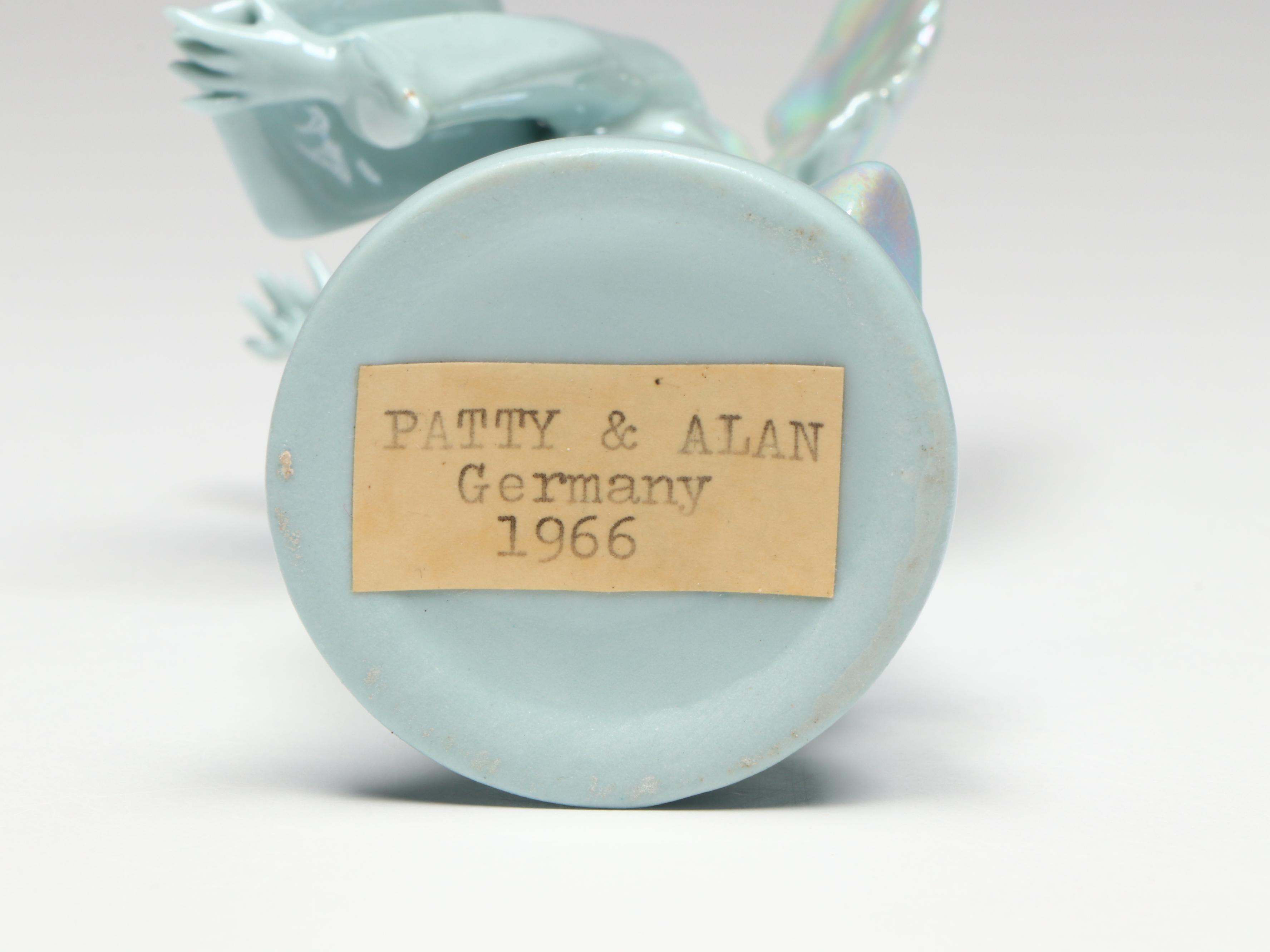 Richard Pech and Other Porcelain Iridescent Glazed Angel Choir Figurines