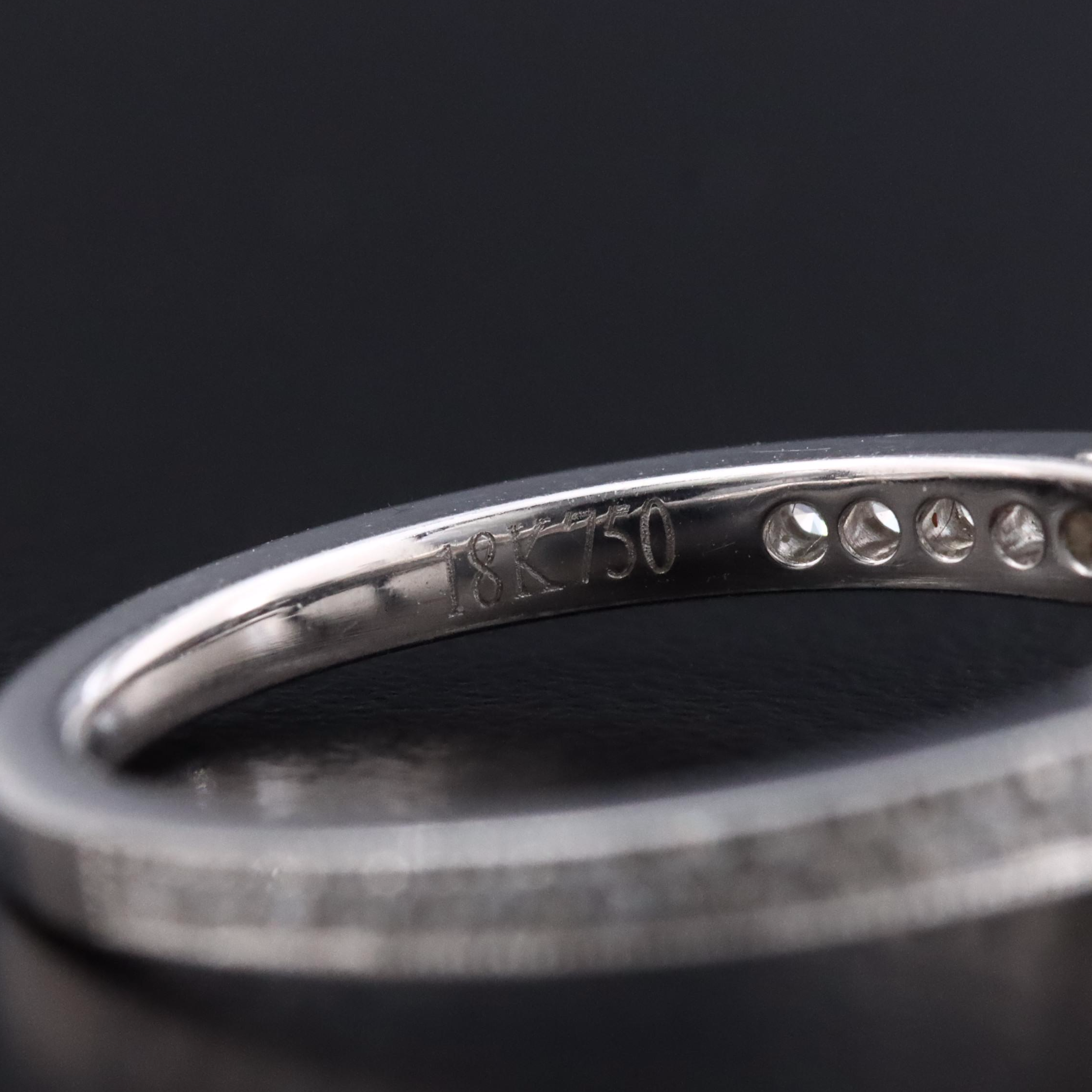 18K 0.40 CTW Diamond Semi Mount Ring