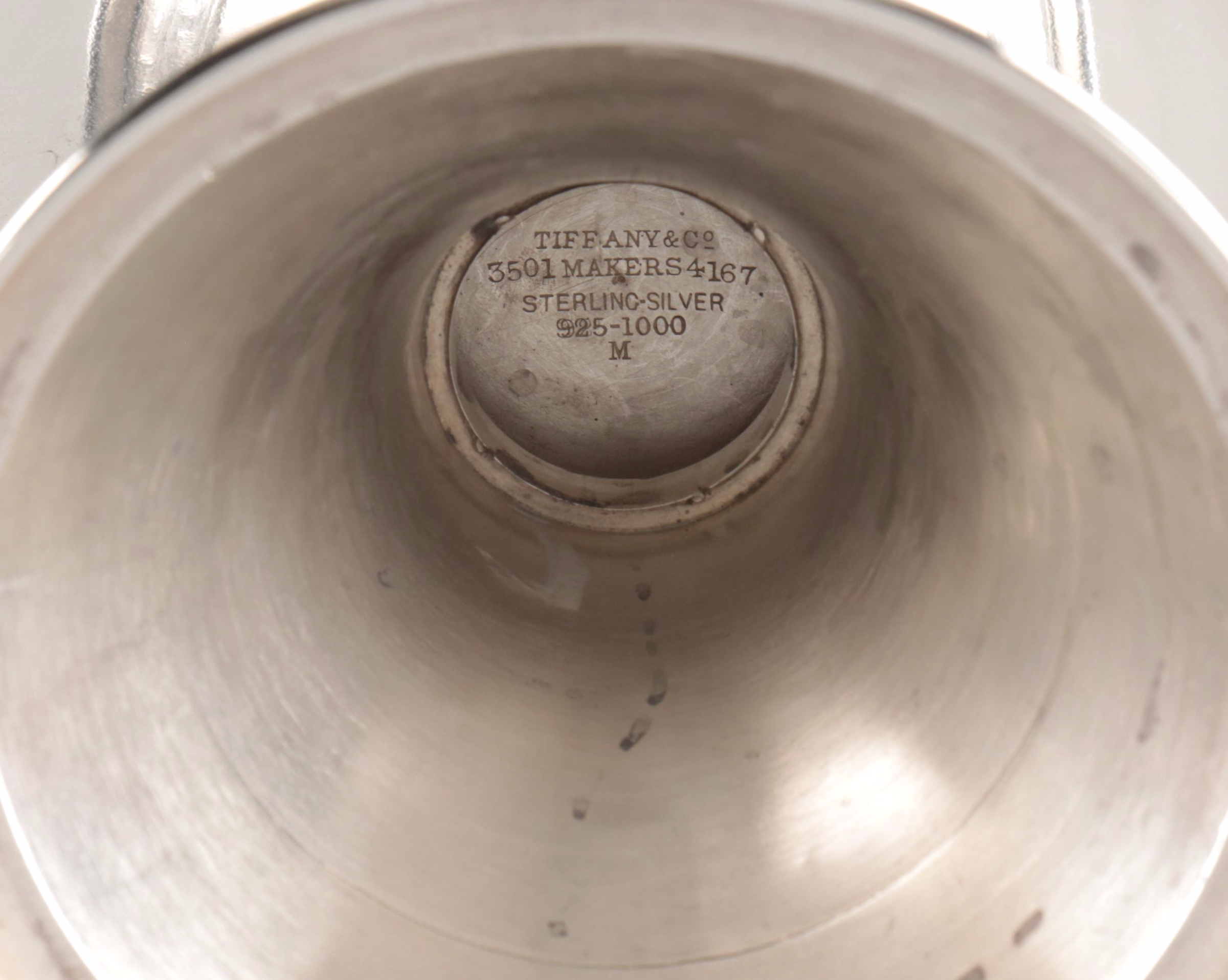 Tiffany & Co. Sterling Silver Japonesque Kylix Compote, Creamer and Sugar