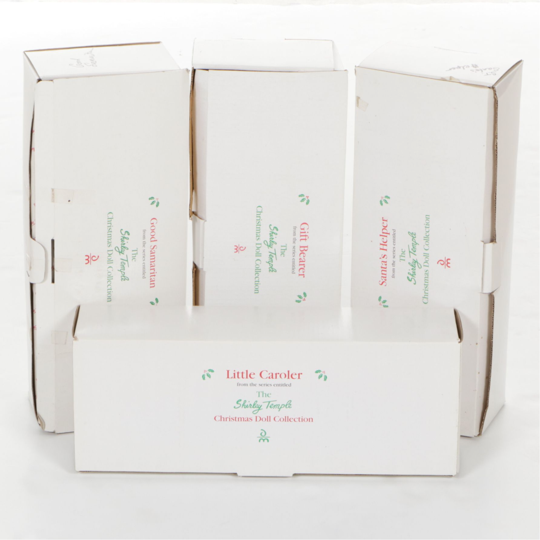 Danbury Mint "Shirley Temple Christmas Dolls" Includes "Santa's Helper" & More