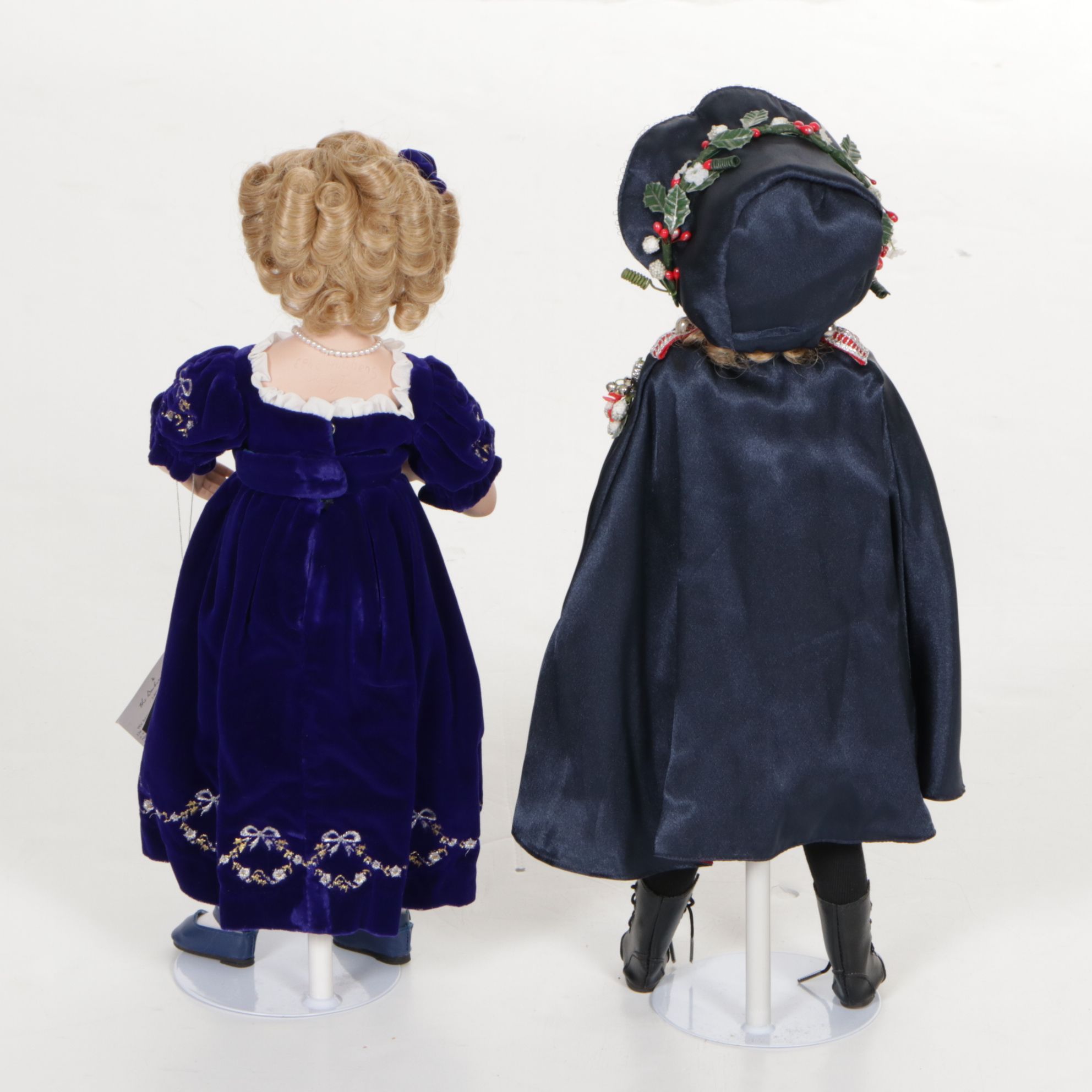 Danbury Mint "Shirley Temple Christmas Dolls" Includes "Santa's Helper" & More