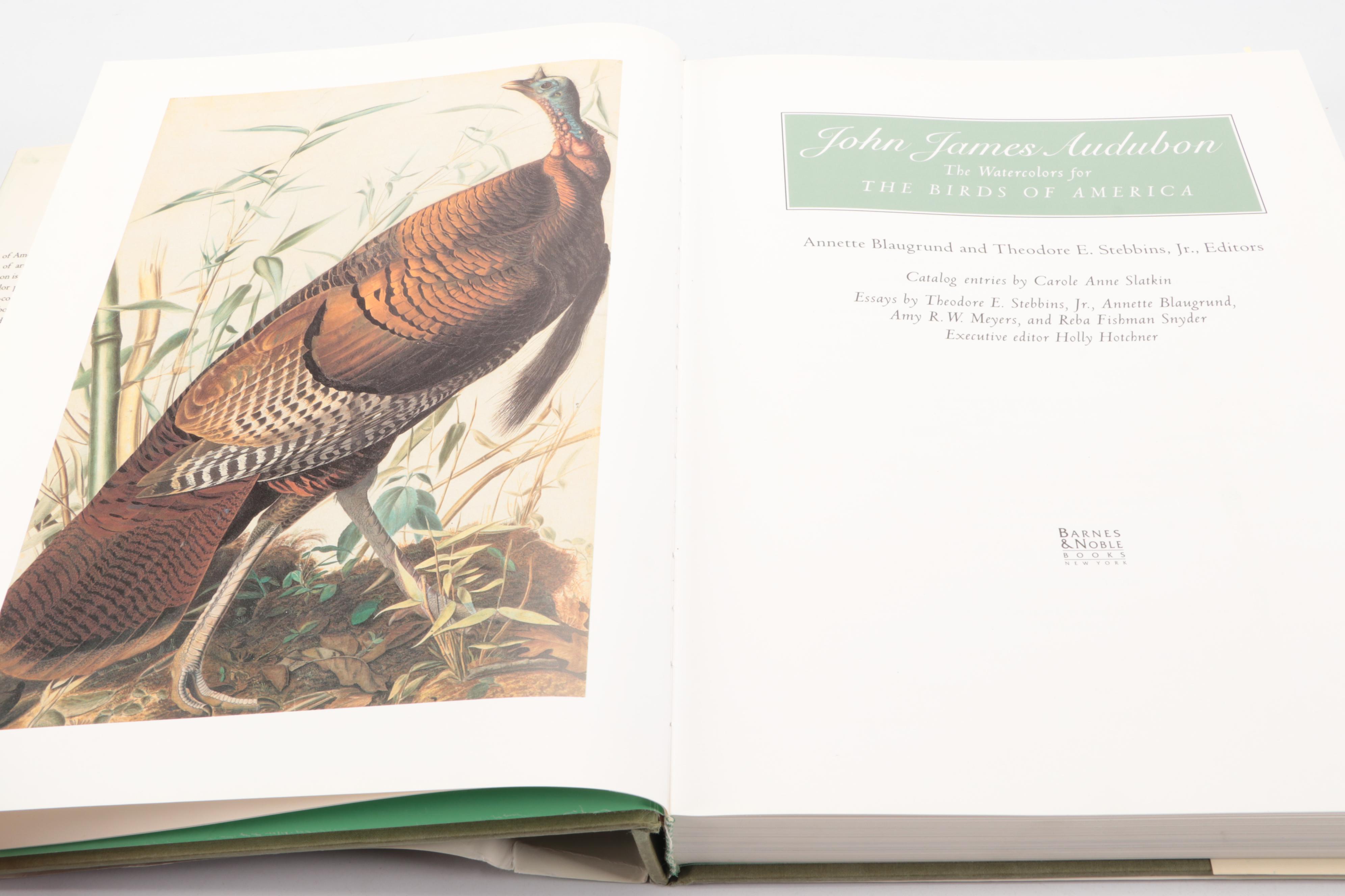 First Edition Thus "John James Audubon: Watercolors for Birds of America," 1997