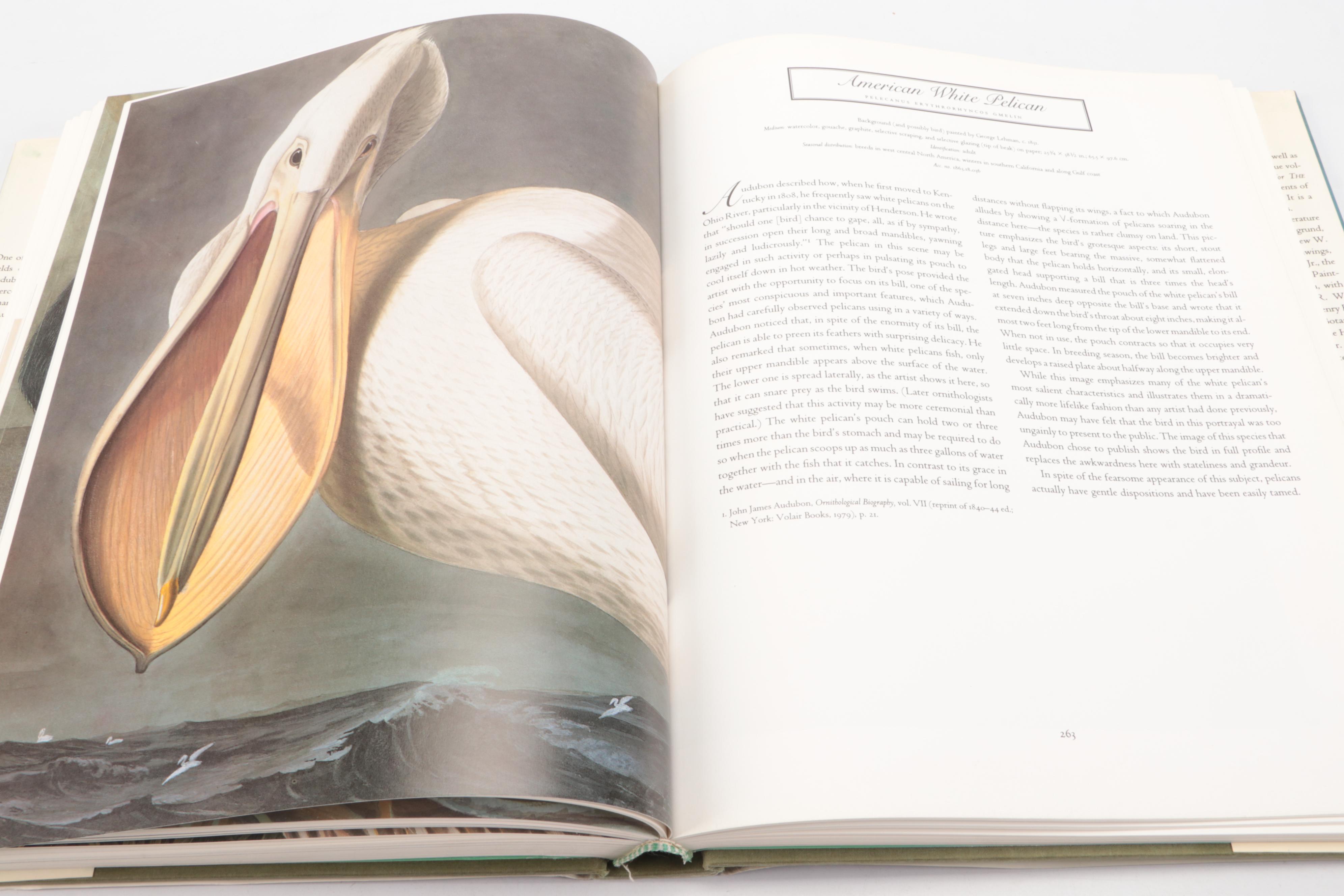 First Edition Thus "John James Audubon: Watercolors for Birds of America," 1997