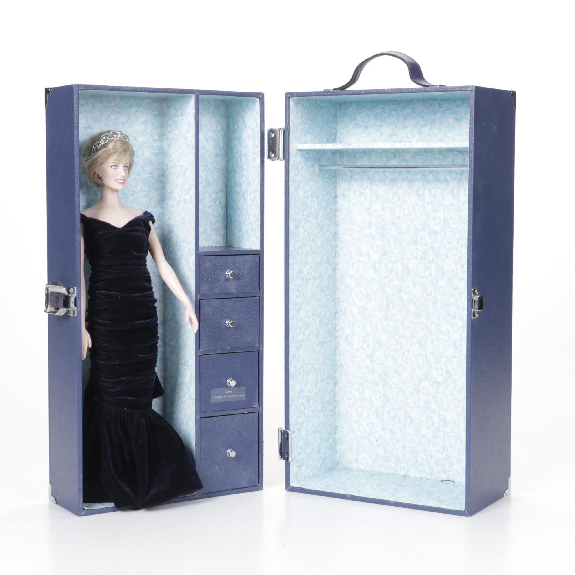 "Diana Princess of Wales" Collectors Doll with Accessories & Outfit Change