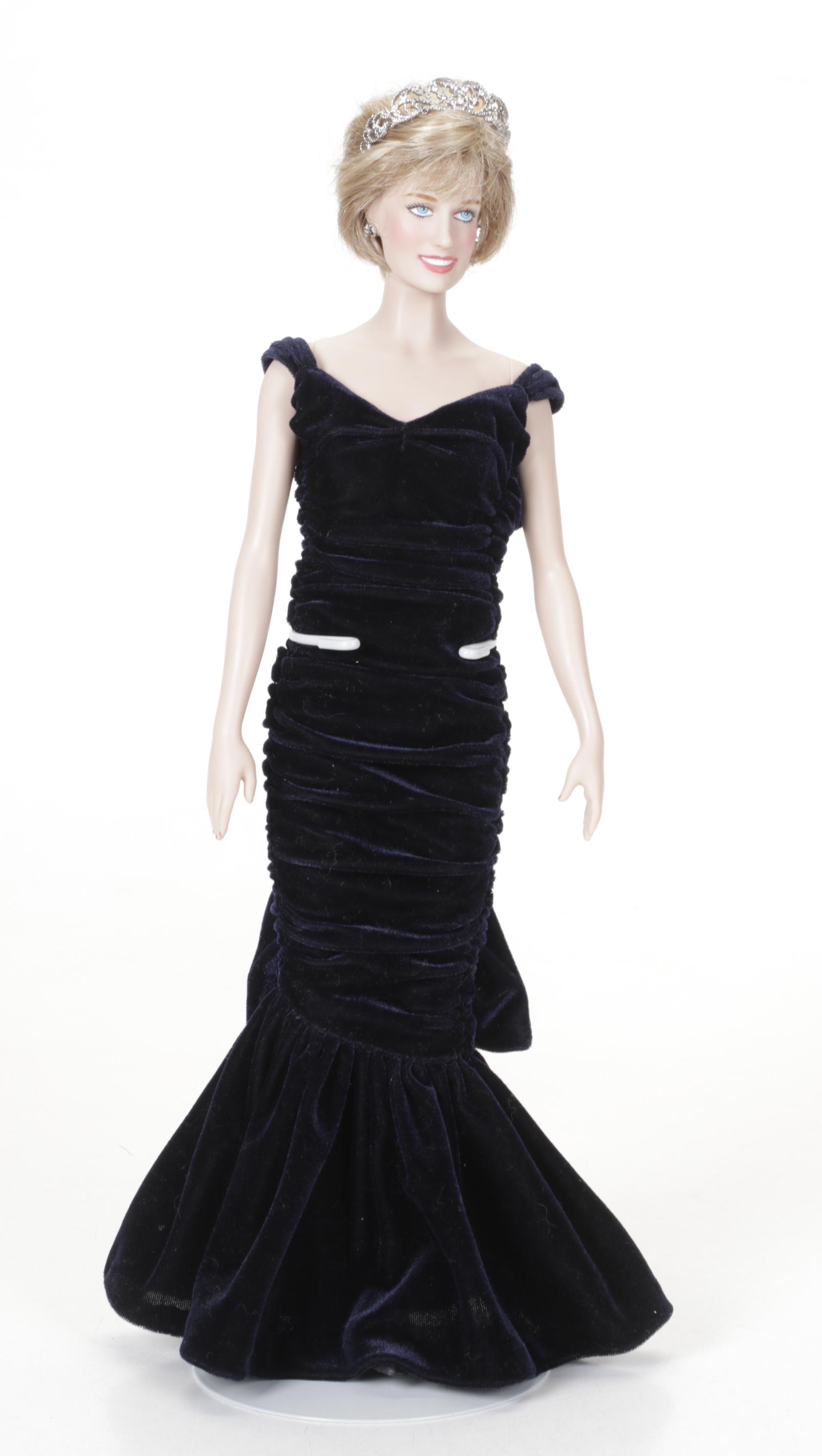 "Diana Princess of Wales" Collectors Doll with Accessories & Outfit Change