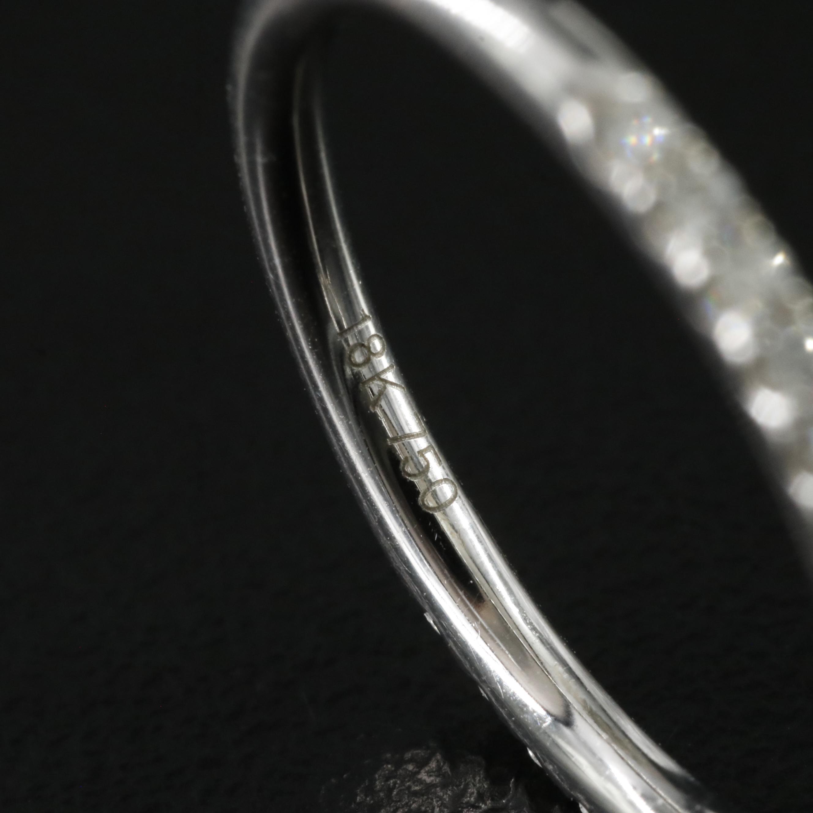 18K 0.33 CTW Diamond Semi-Mount Ring