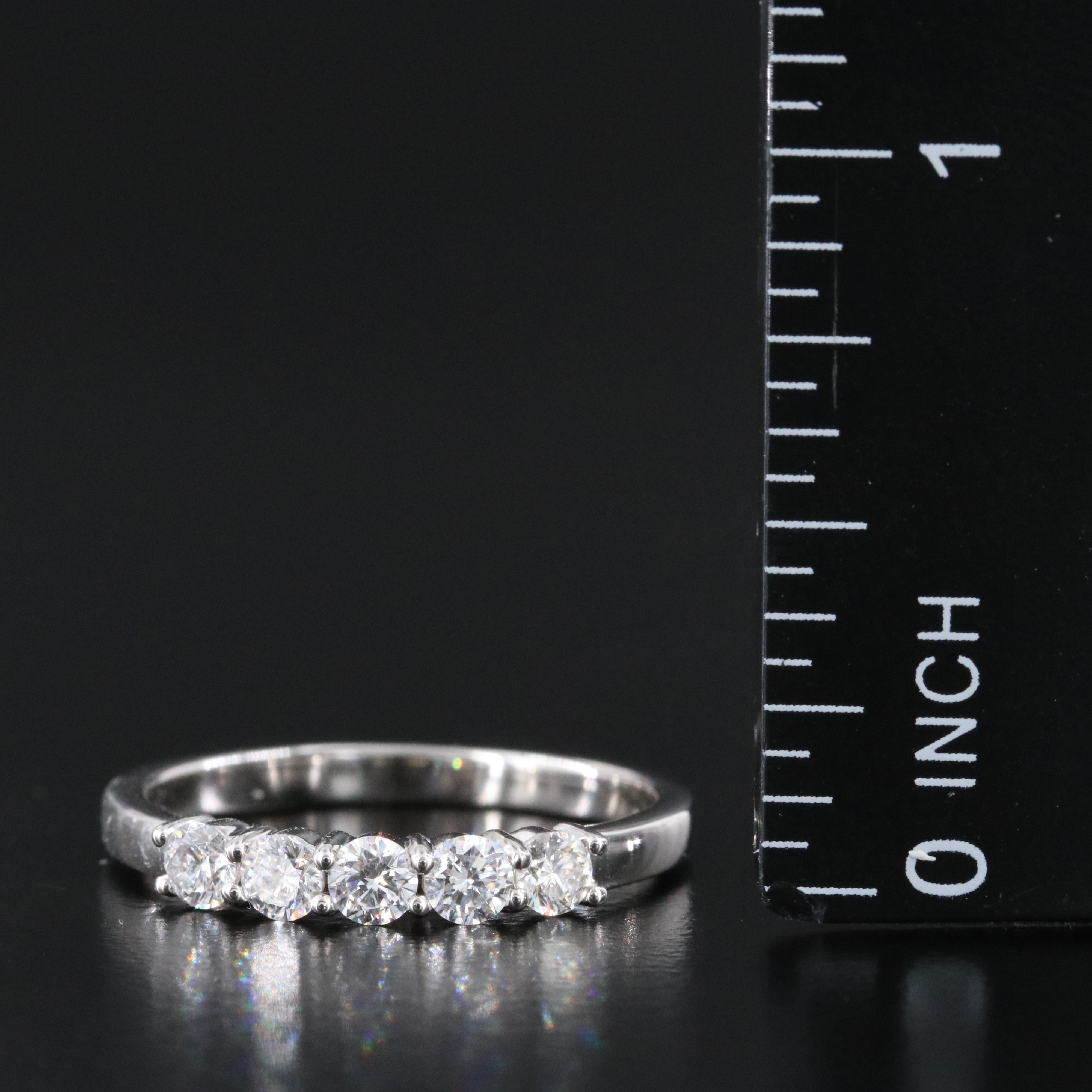 Platinum 0.50 CTW Diamond Ring