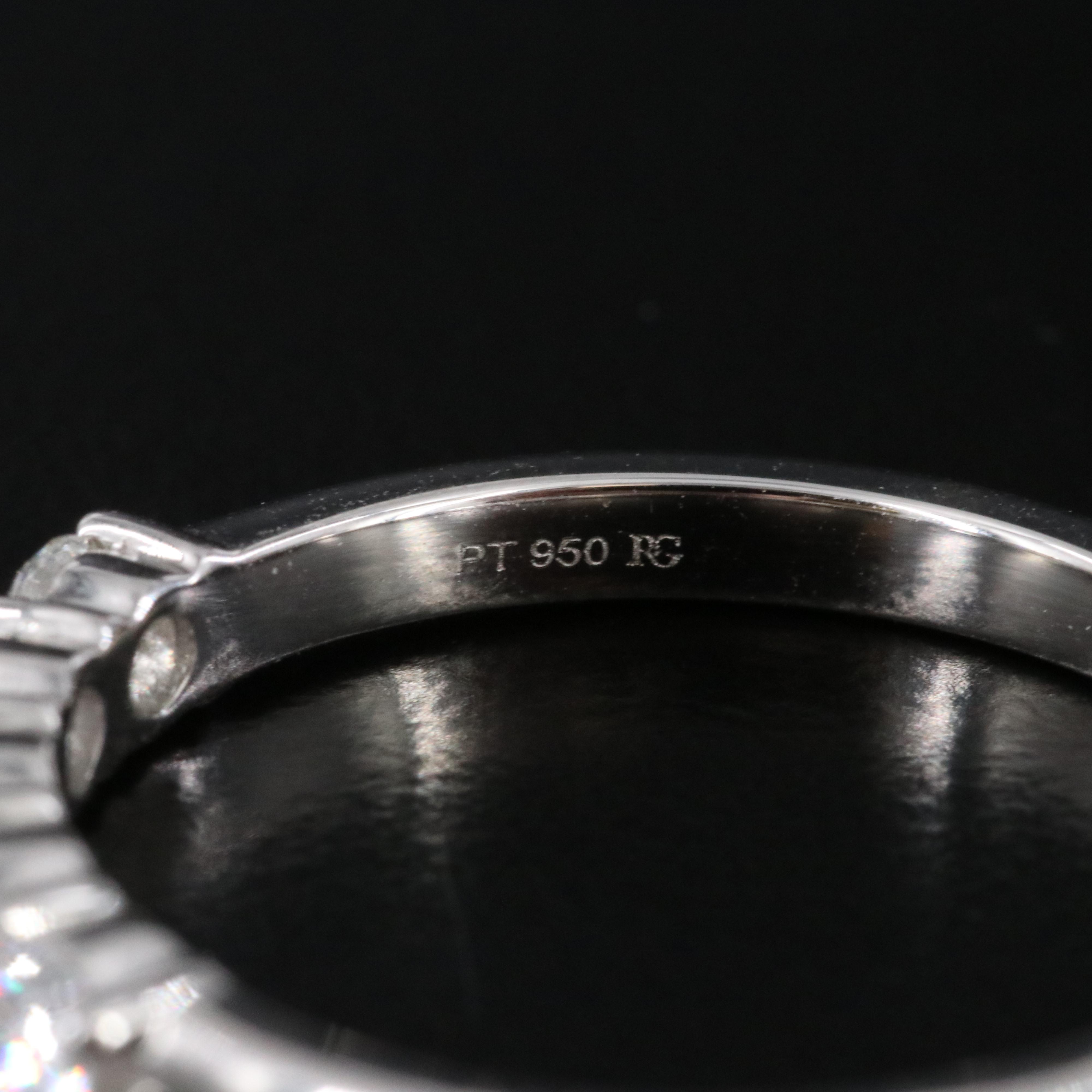 Platinum 0.50 CTW Diamond Ring