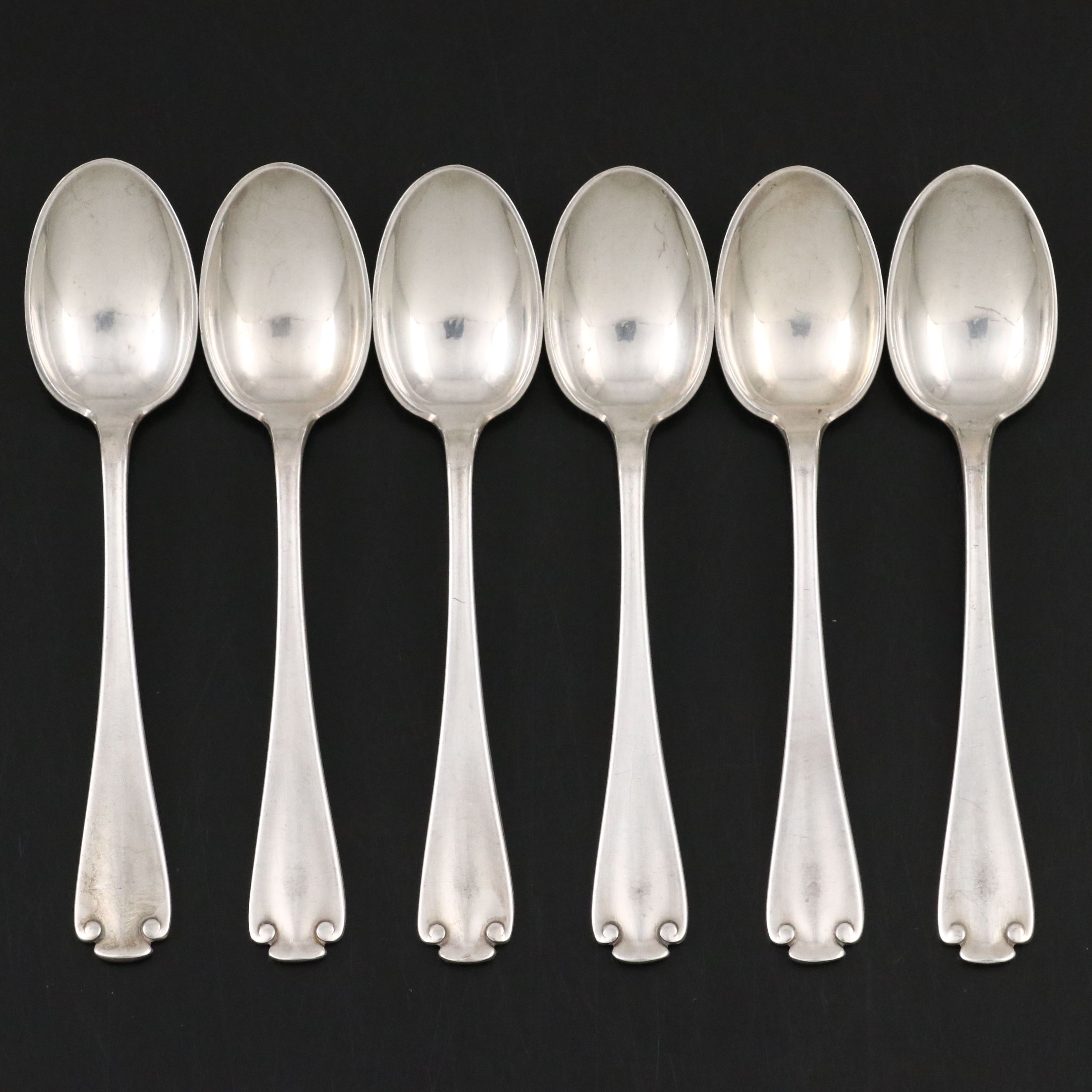 Tiffany & Co. "Flemish" Sterling Silver Demitasse Spoons, 20th Century