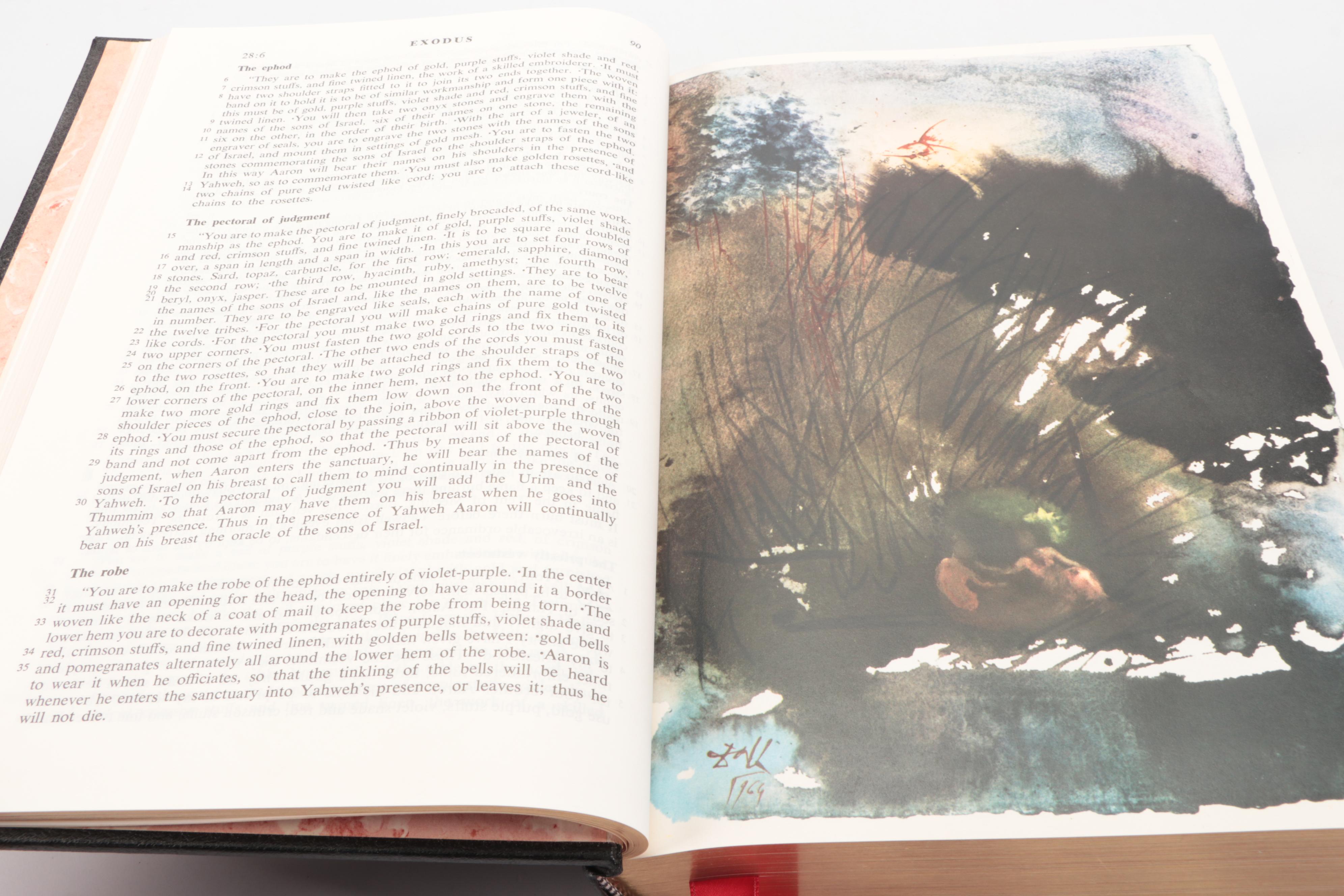 Salvador Dalí Illustrated Jerusalem Bible Edited by Alexander Jones, 1970