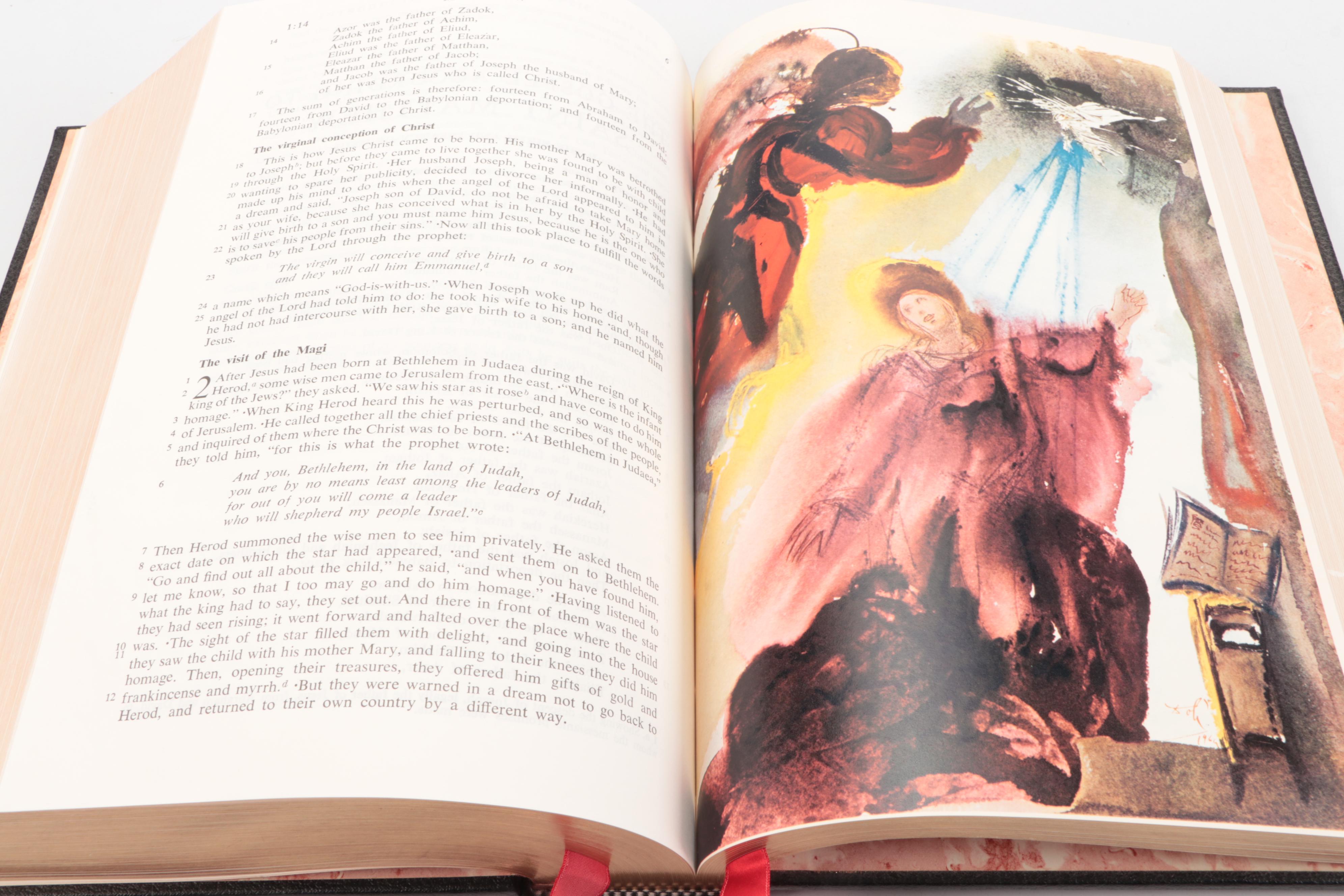 Salvador Dalí Illustrated Jerusalem Bible Edited by Alexander Jones, 1970