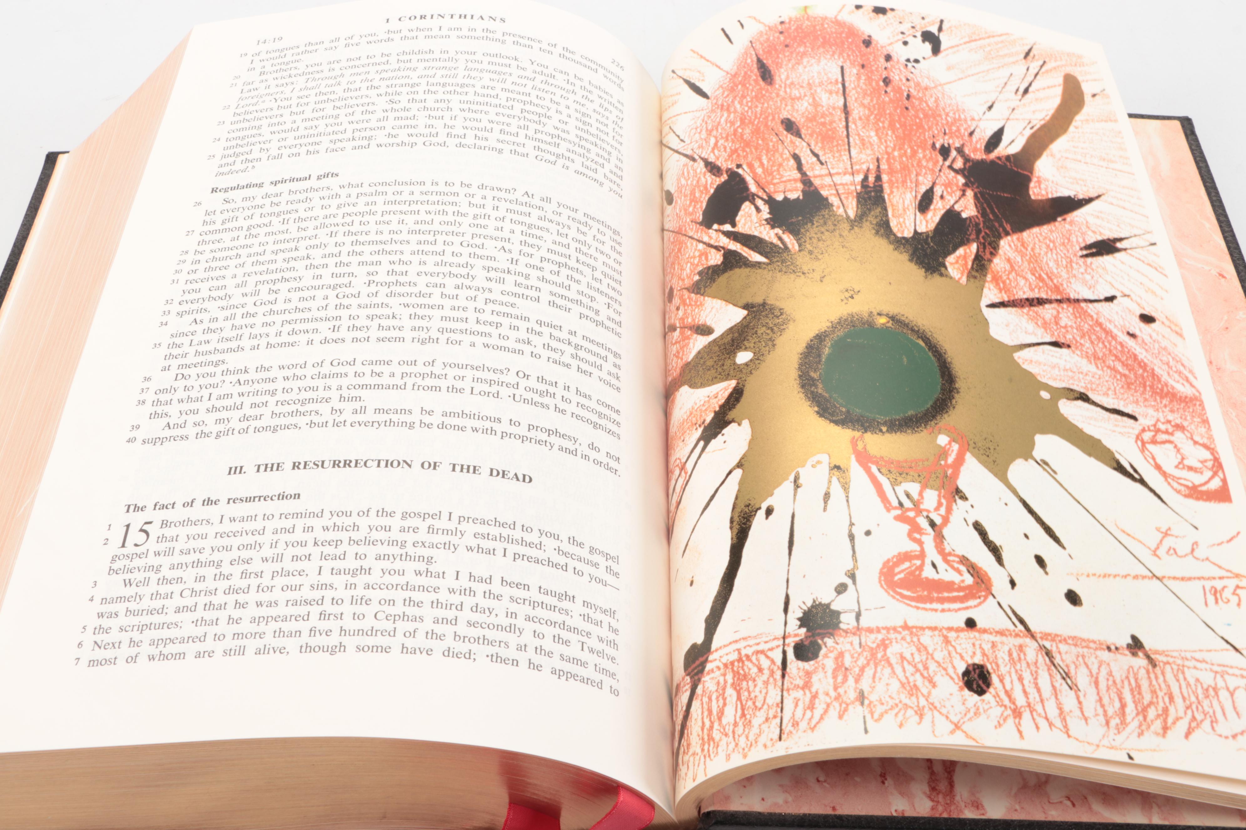 Salvador Dalí Illustrated Jerusalem Bible Edited by Alexander Jones, 1970
