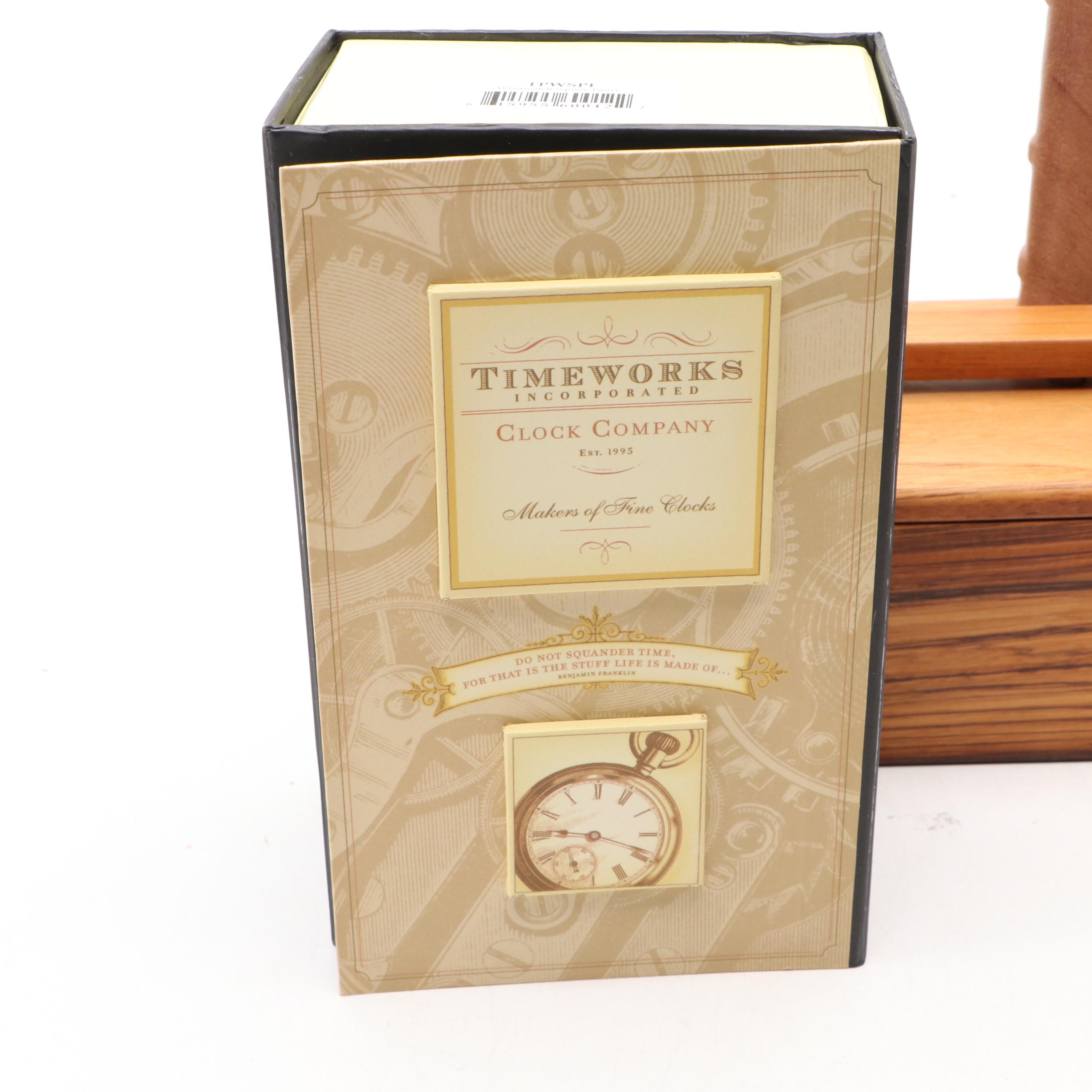 Timeworks Wristwatch-Shaped Clock with Box and More Office Accessories