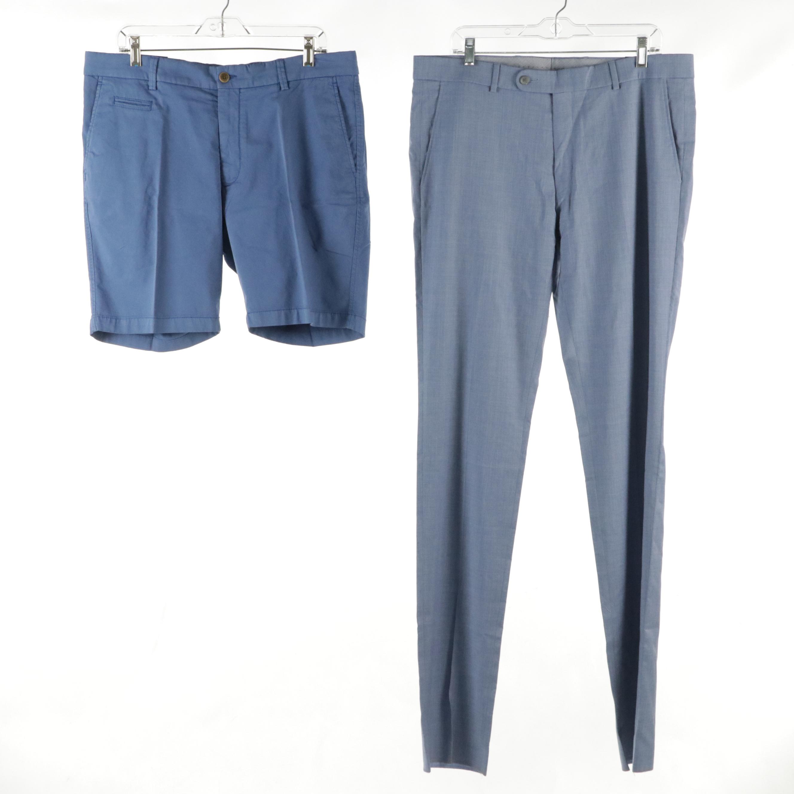 Men's Ballin Theo Wool Trousers and College Shorts with Joules and Ike Shirts