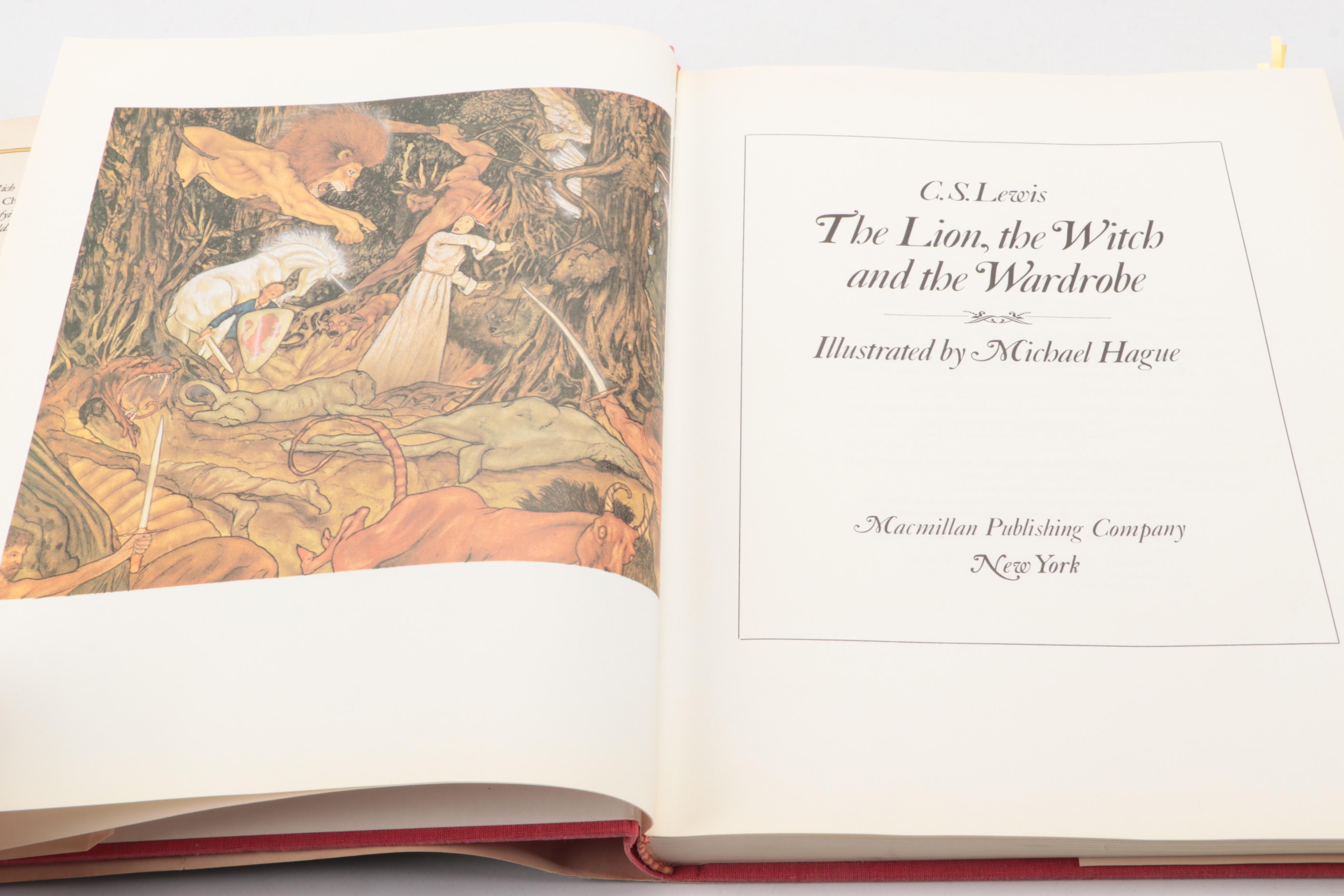 First Illustrated Deluxe Edition "The Lion, the Witch and the Wardrobe" by Lewis