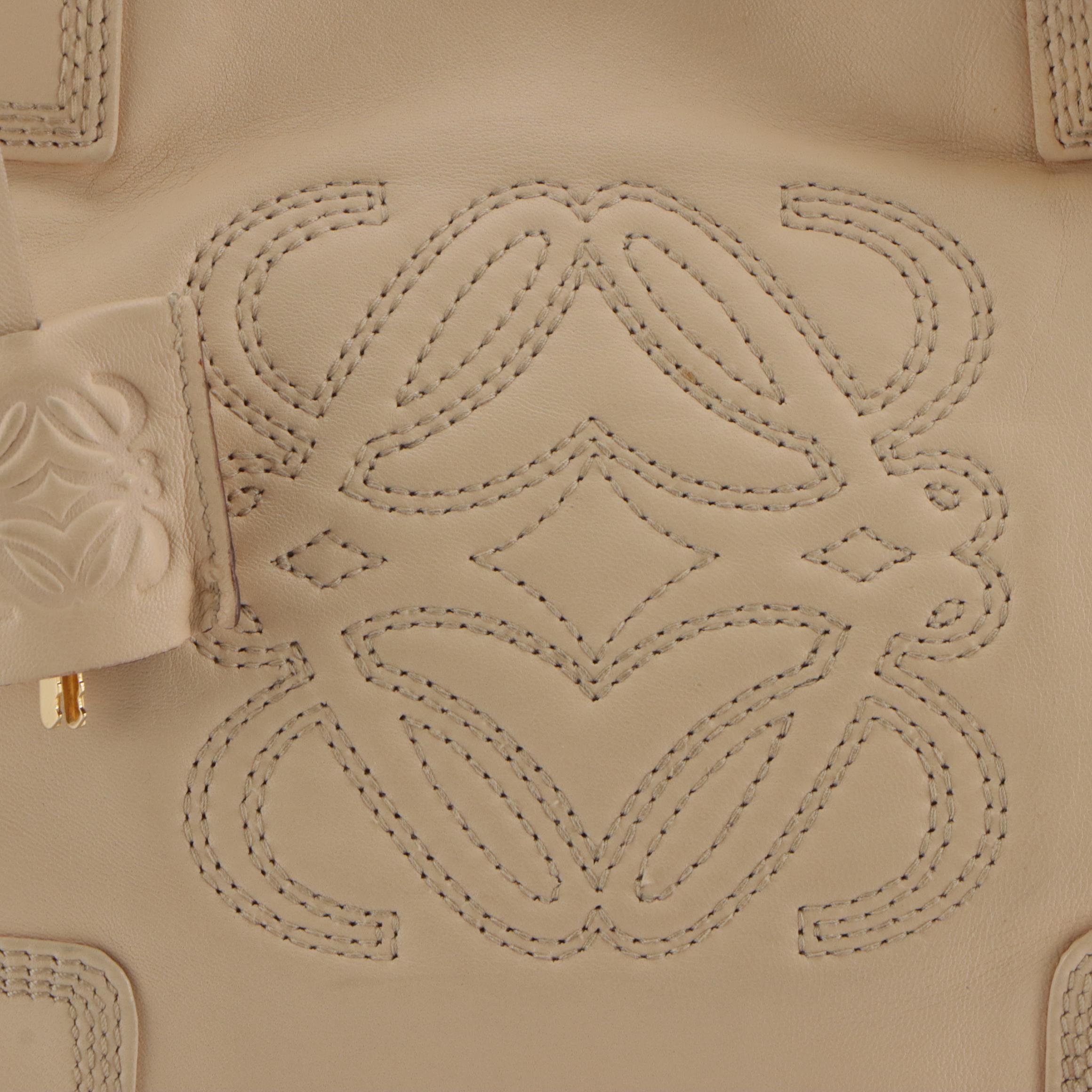 Loewe Anagram Amazona Handbag in Lambskin Leather