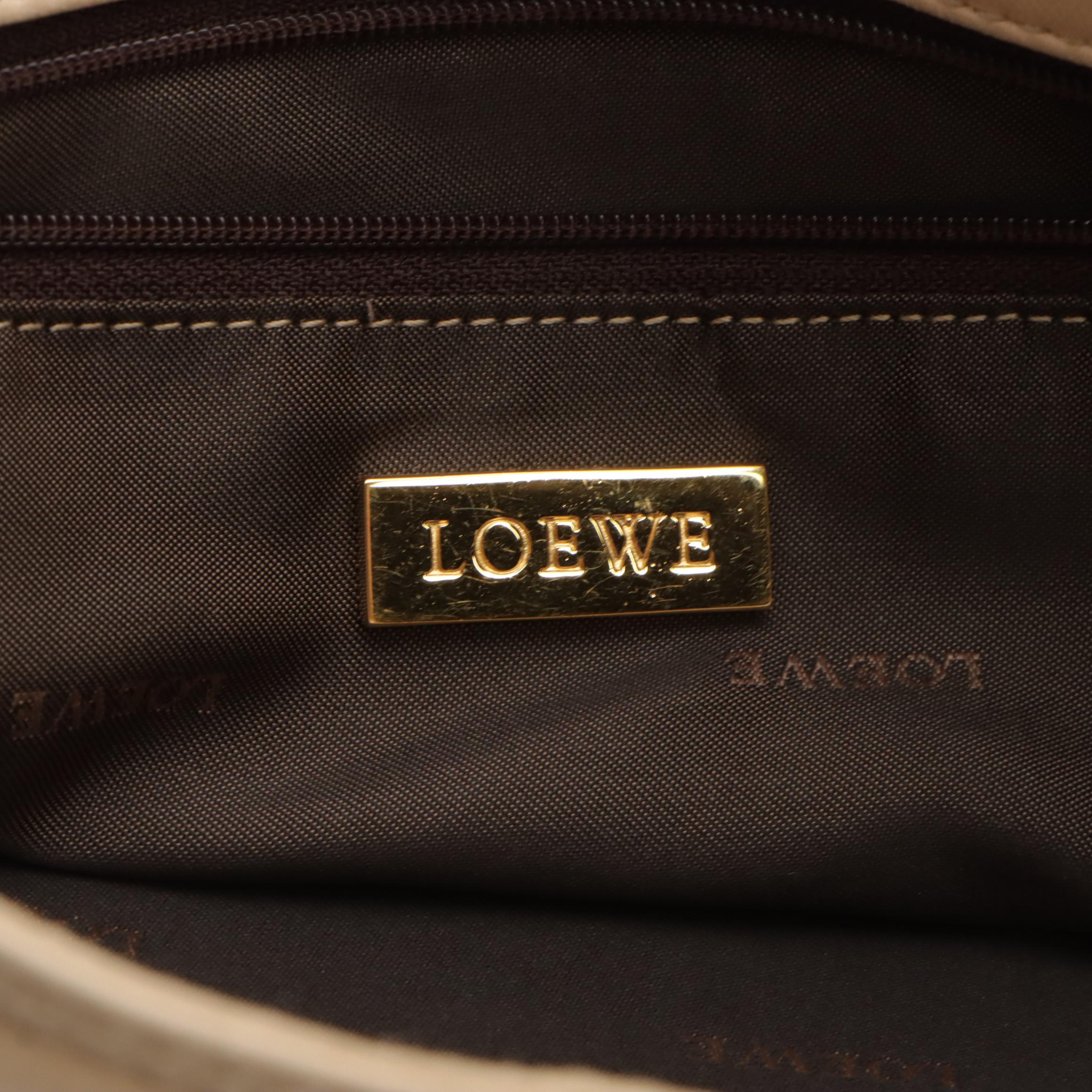 Loewe Anagram Amazona Handbag in Lambskin Leather