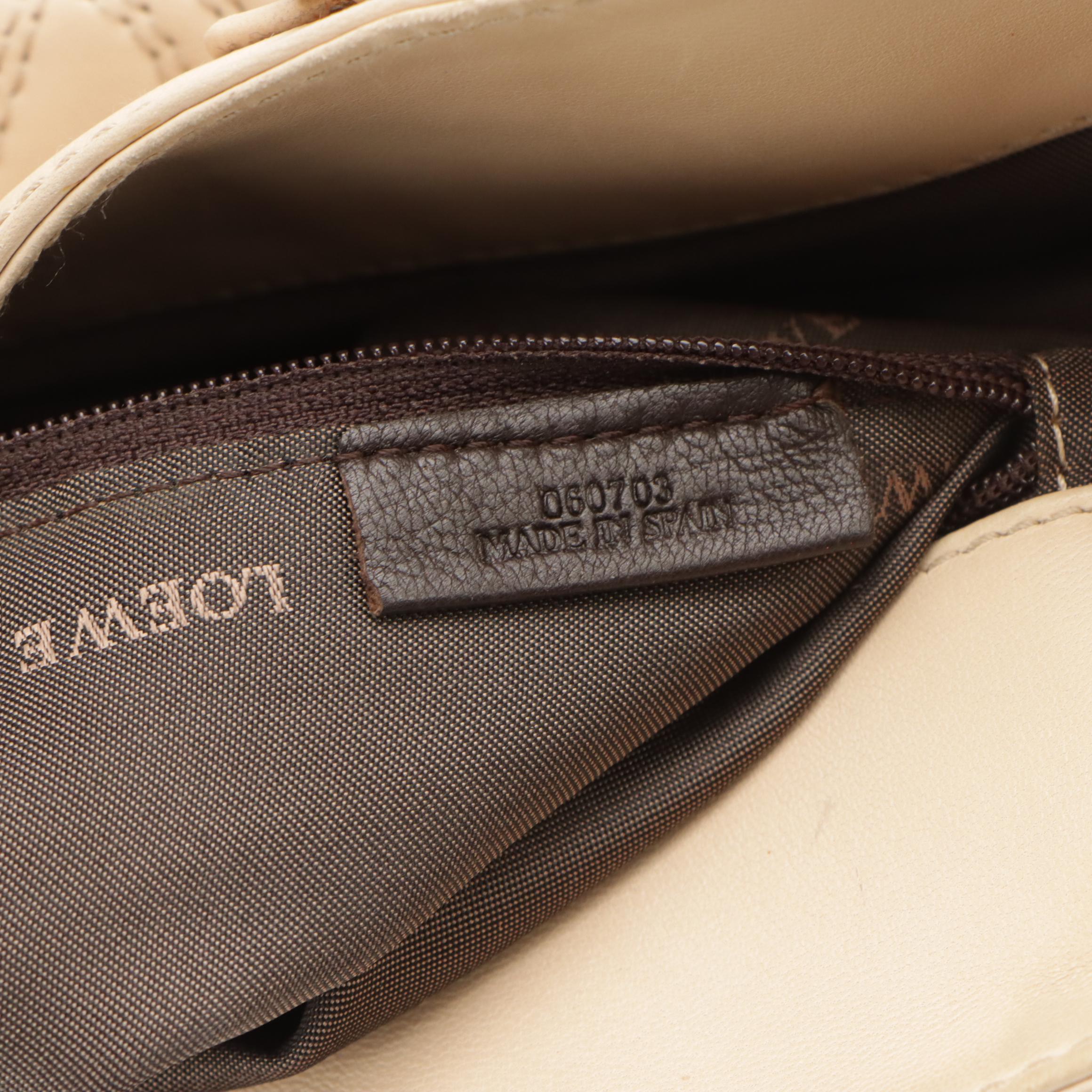 Loewe Anagram Amazona Handbag in Lambskin Leather