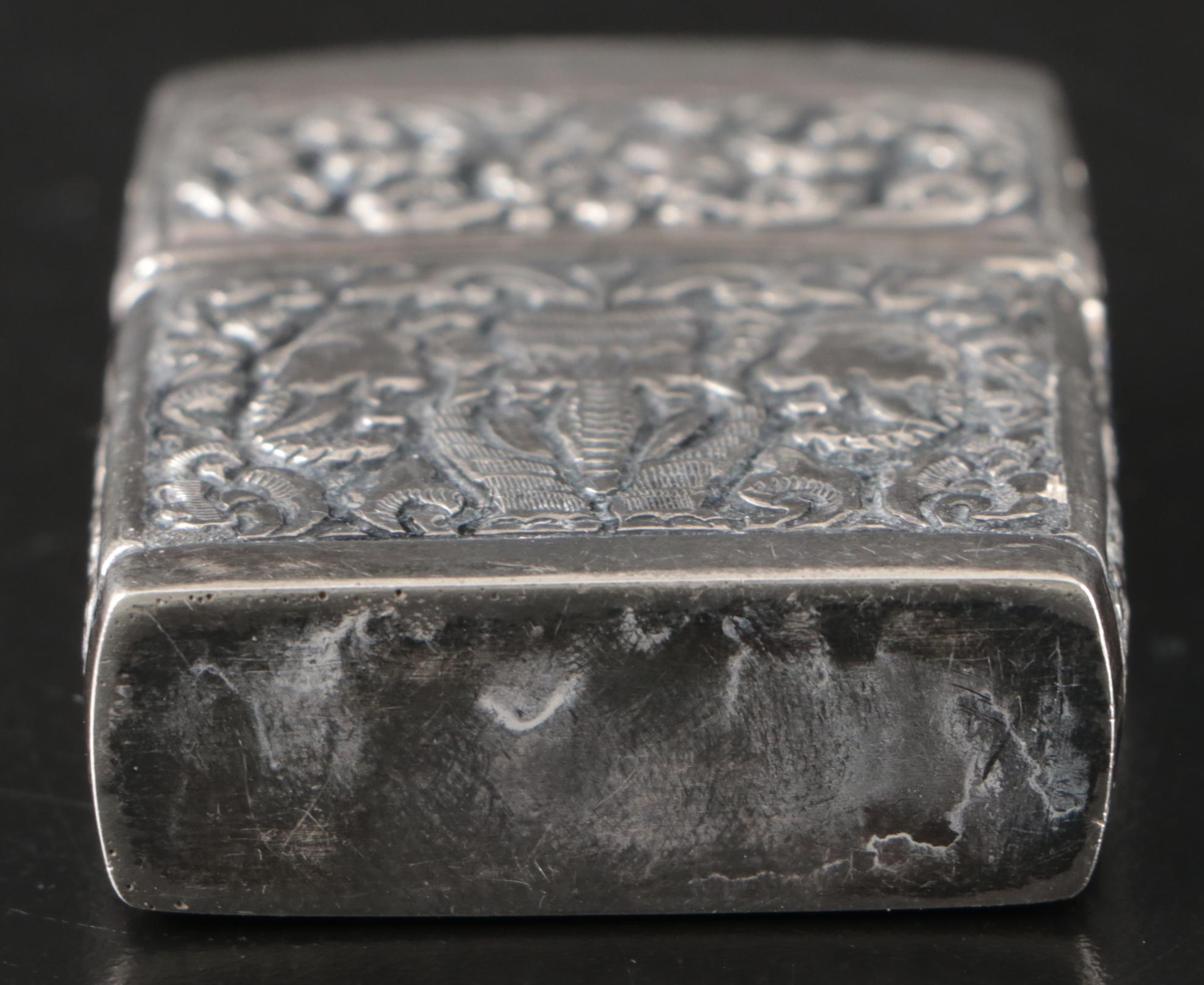 Sterling Silver Southeast Asian Theme and Ronson Dragon Lighters