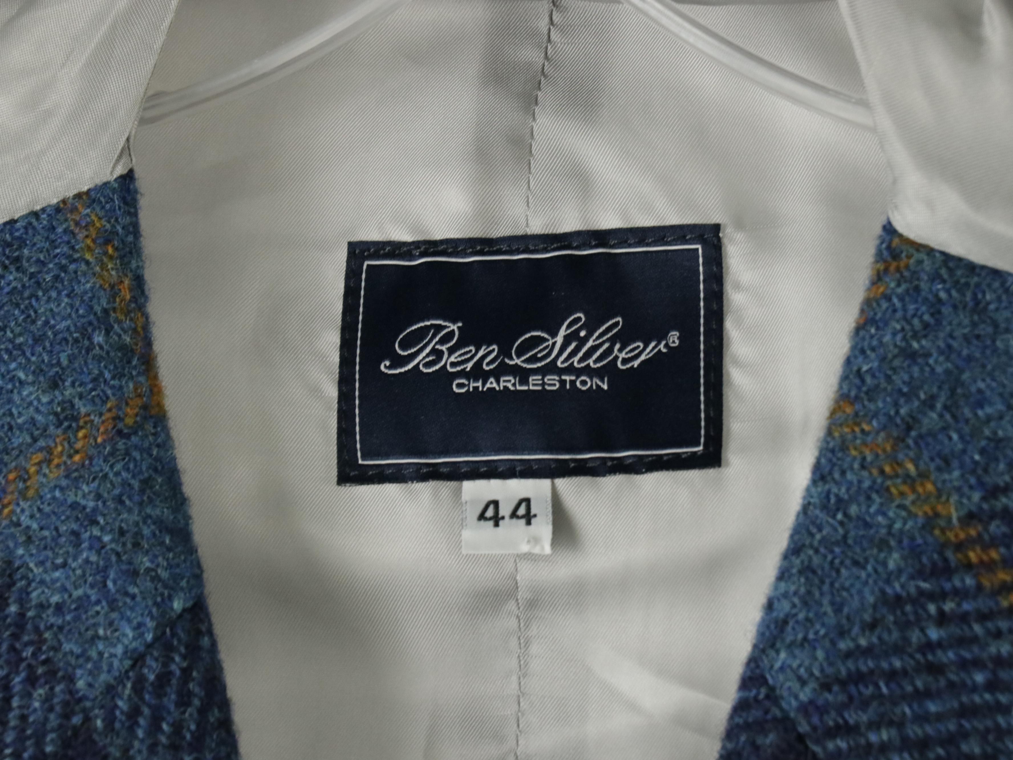 Men's Burberry Navy Wool Blazer, Orvis Suede/Corduroy Vest, Other Denim Blazer