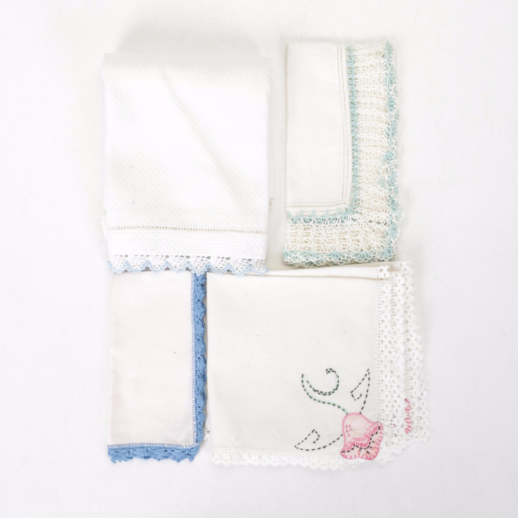 Table Linens, Doilies, Handkerchiefs, Seasonal Table Cloths, and More