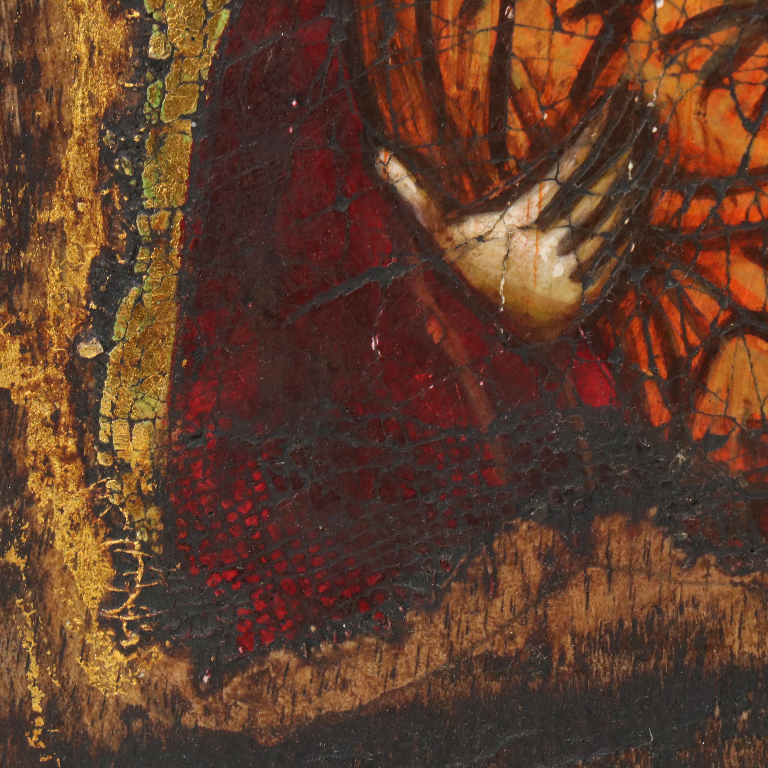 Milen Georgio Virgin Mary with Other Russian Orthodox Icons