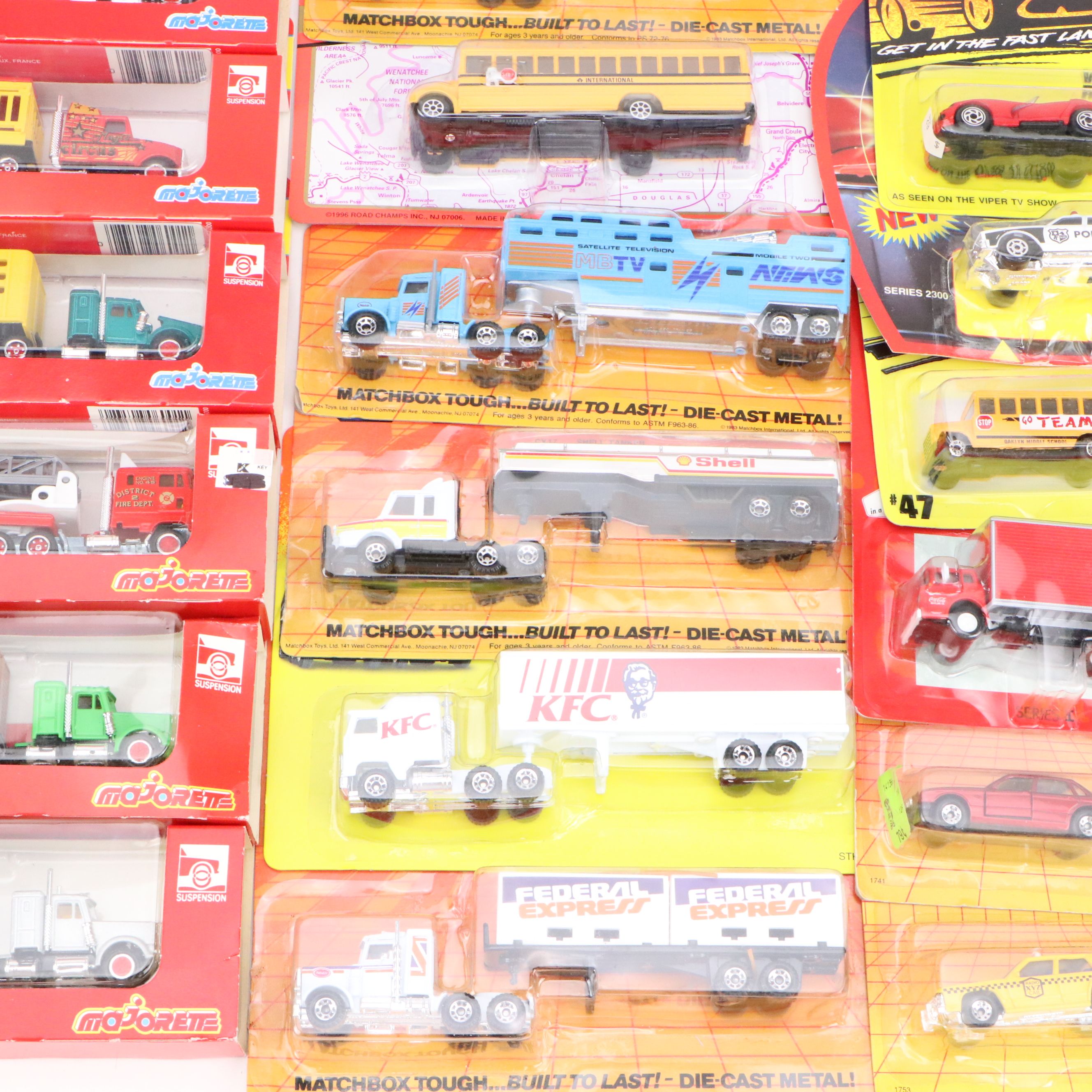 Majorette "Super Movers" with Matchbox, Road Champs and More Toy Cars