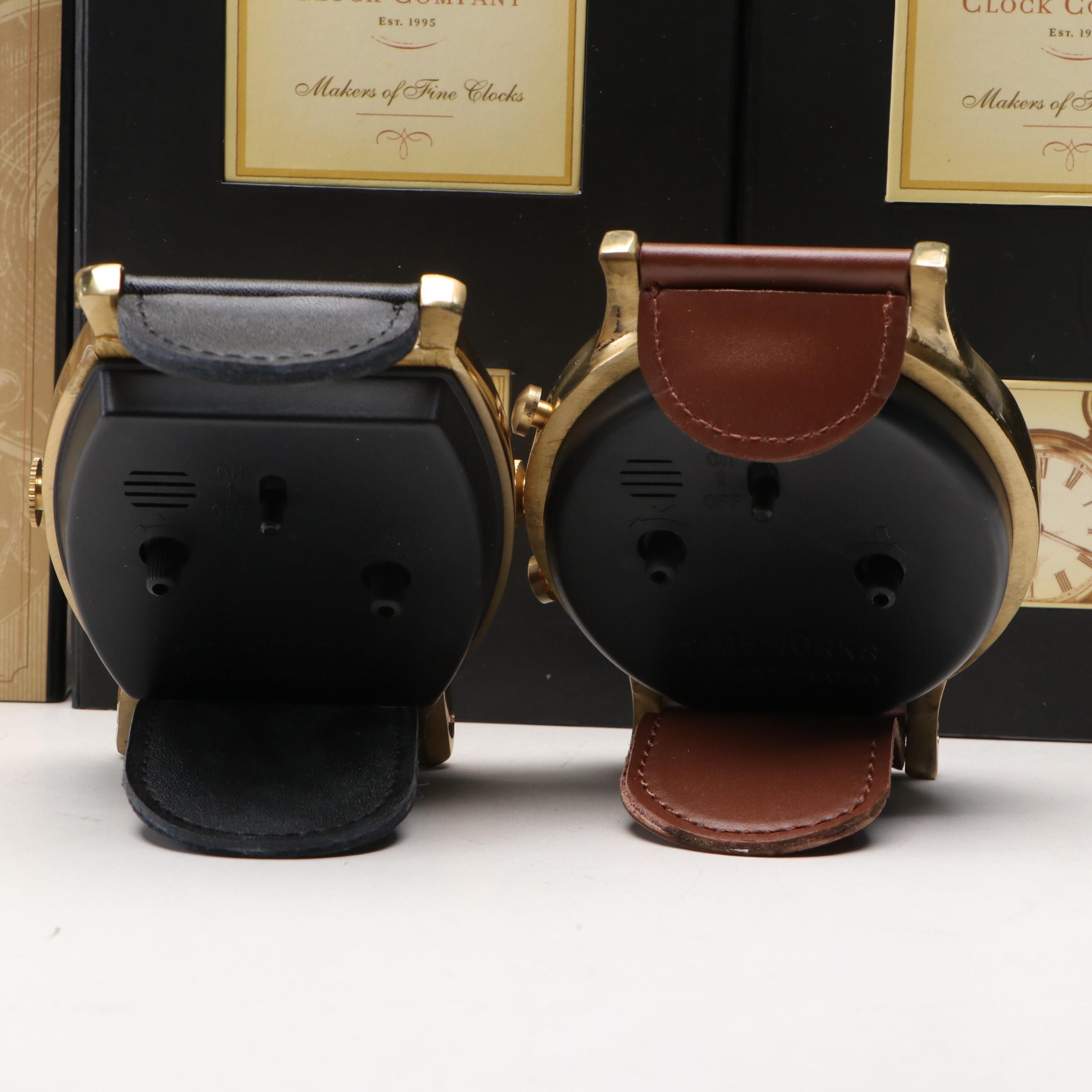 Timeworks Wristwatch-Shaped Clocks with Gift Boxes