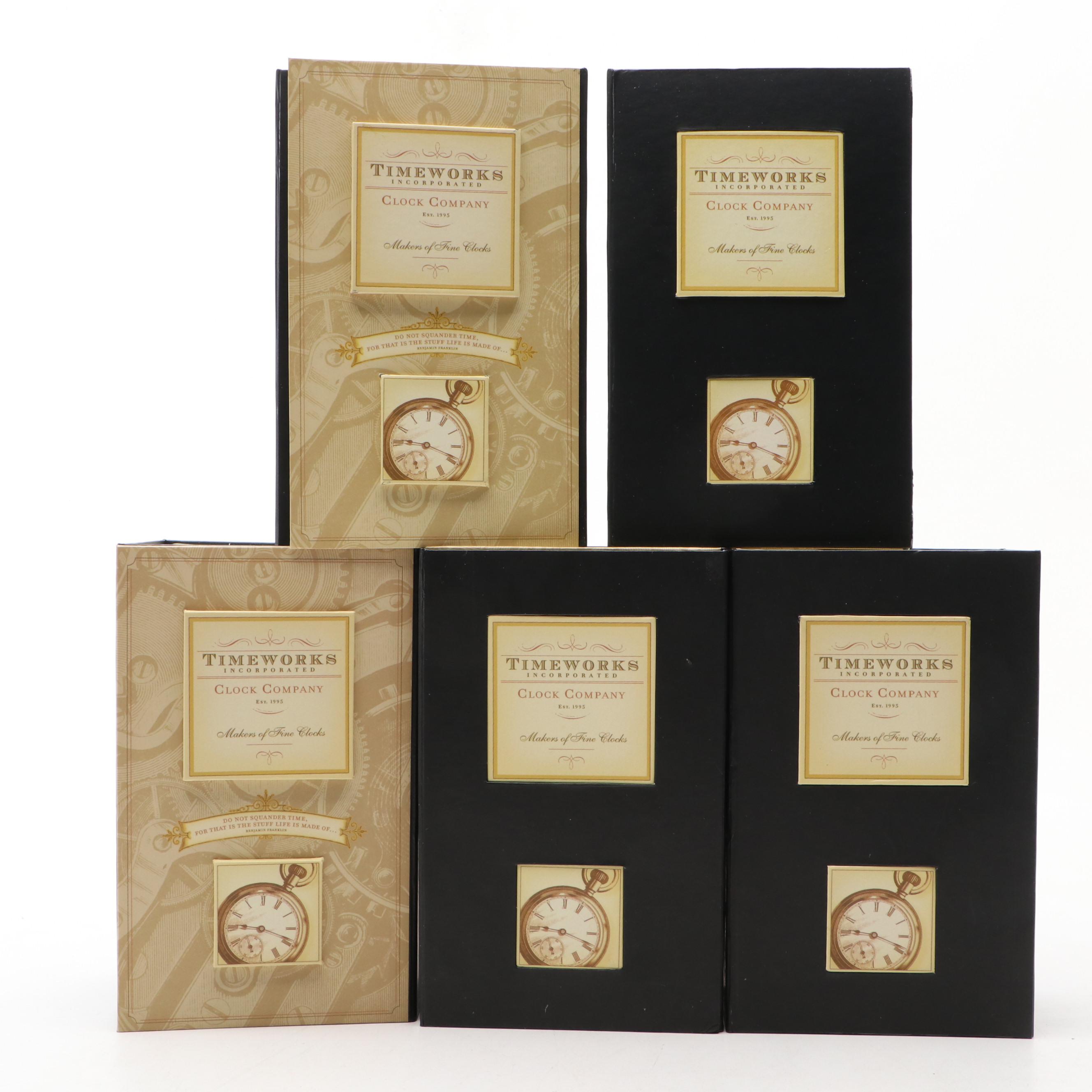 Timeworks Wristwatch-Shaped Clocks with Gift Boxes