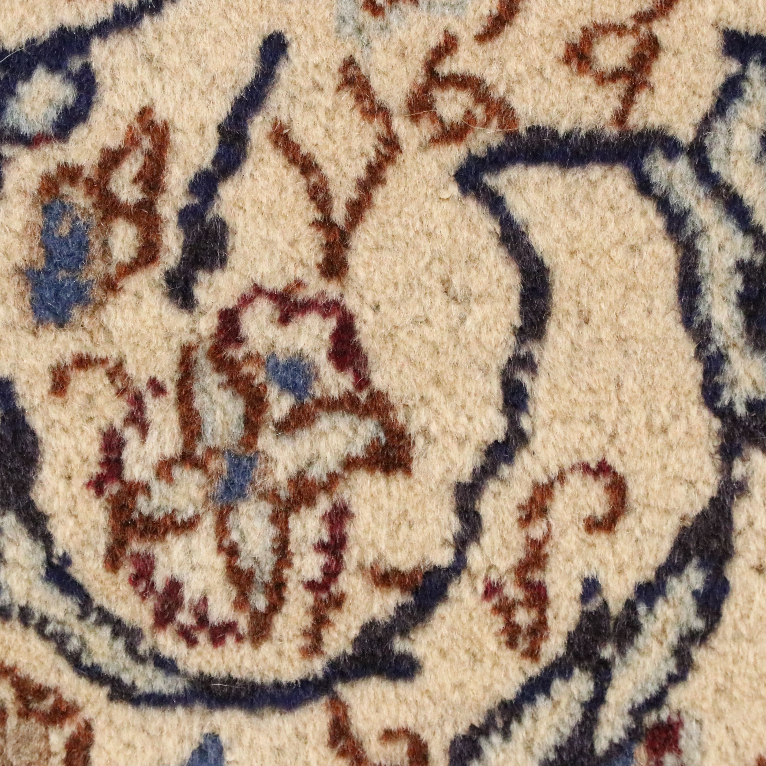 7'10 x 11'3 Hand-Knotted Persian Nain Area Rug