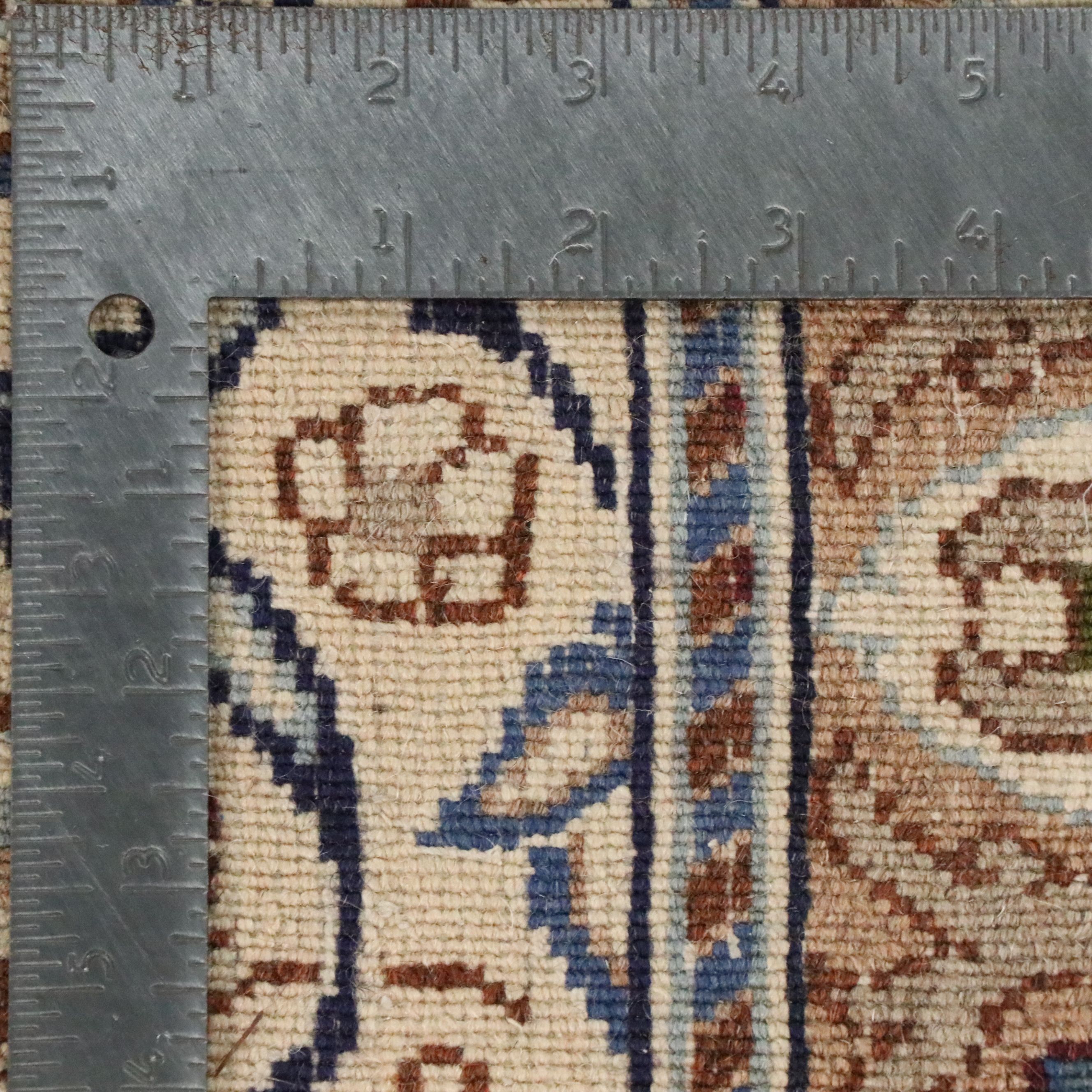 7'10 x 11'3 Hand-Knotted Persian Nain Area Rug