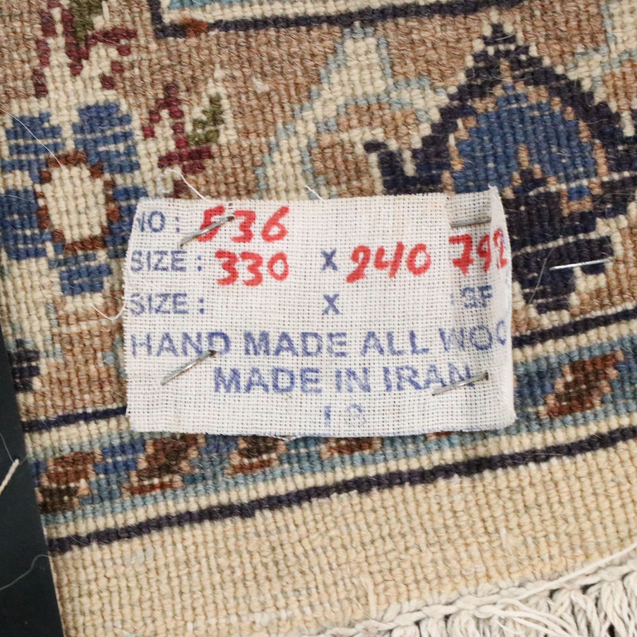 7'10 x 11'3 Hand-Knotted Persian Nain Area Rug